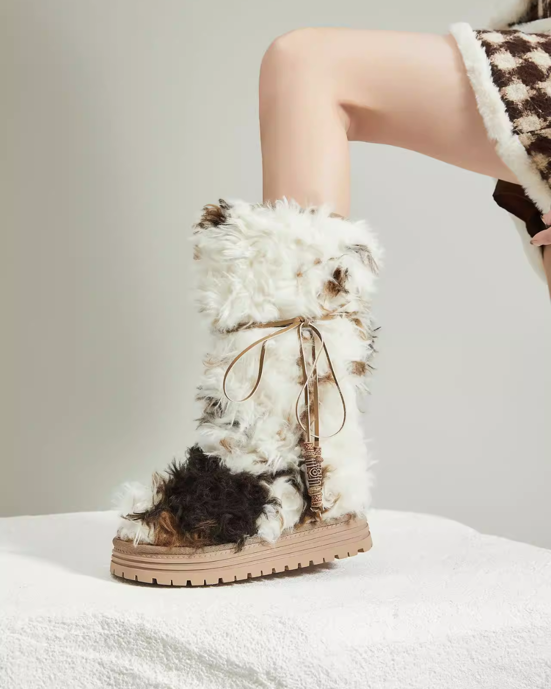 Fluffy Fur Snow Boots