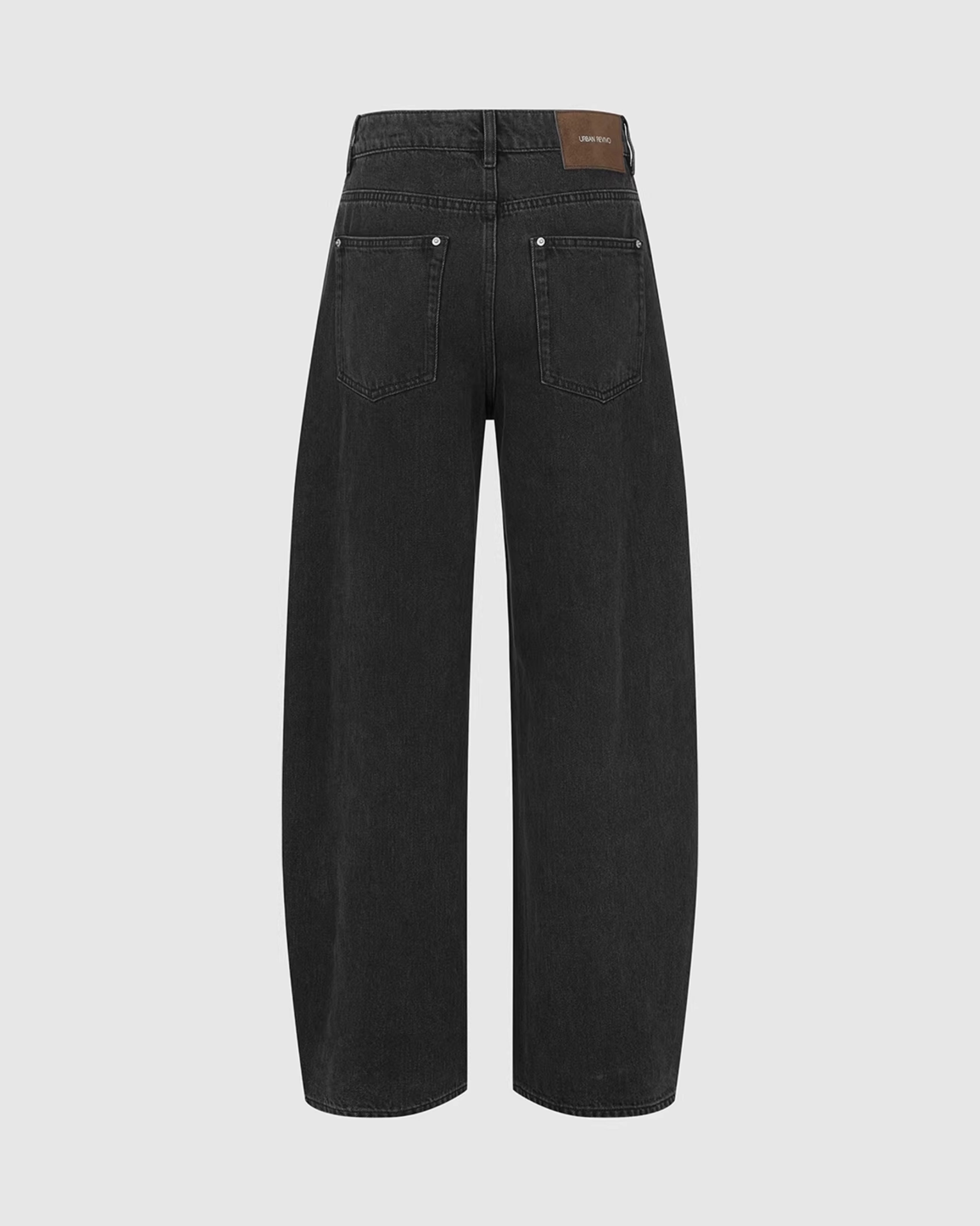 Starry Rhinestone Embellished Wide-Leg Jeans