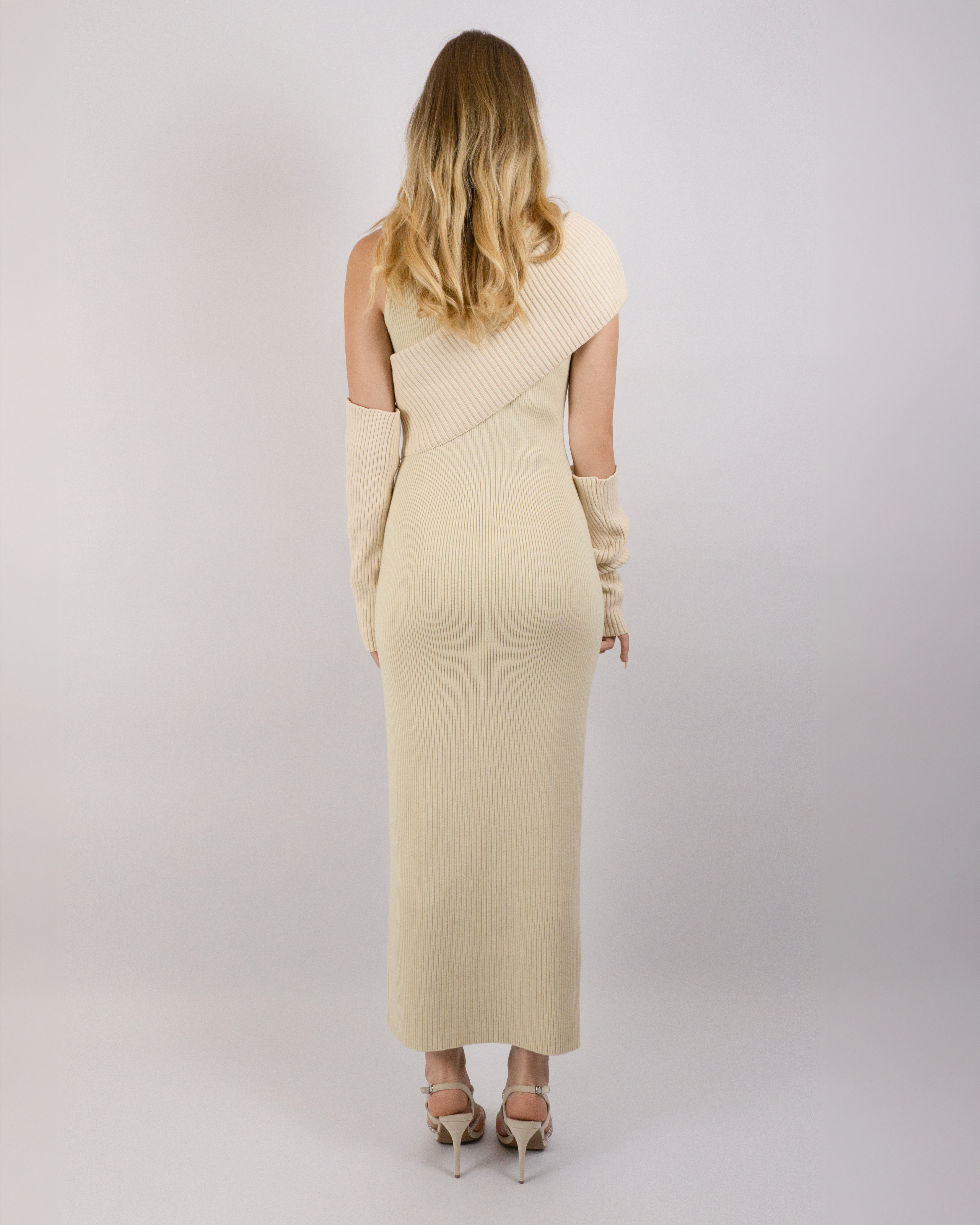 Sélène Asymmetric Knit Dress