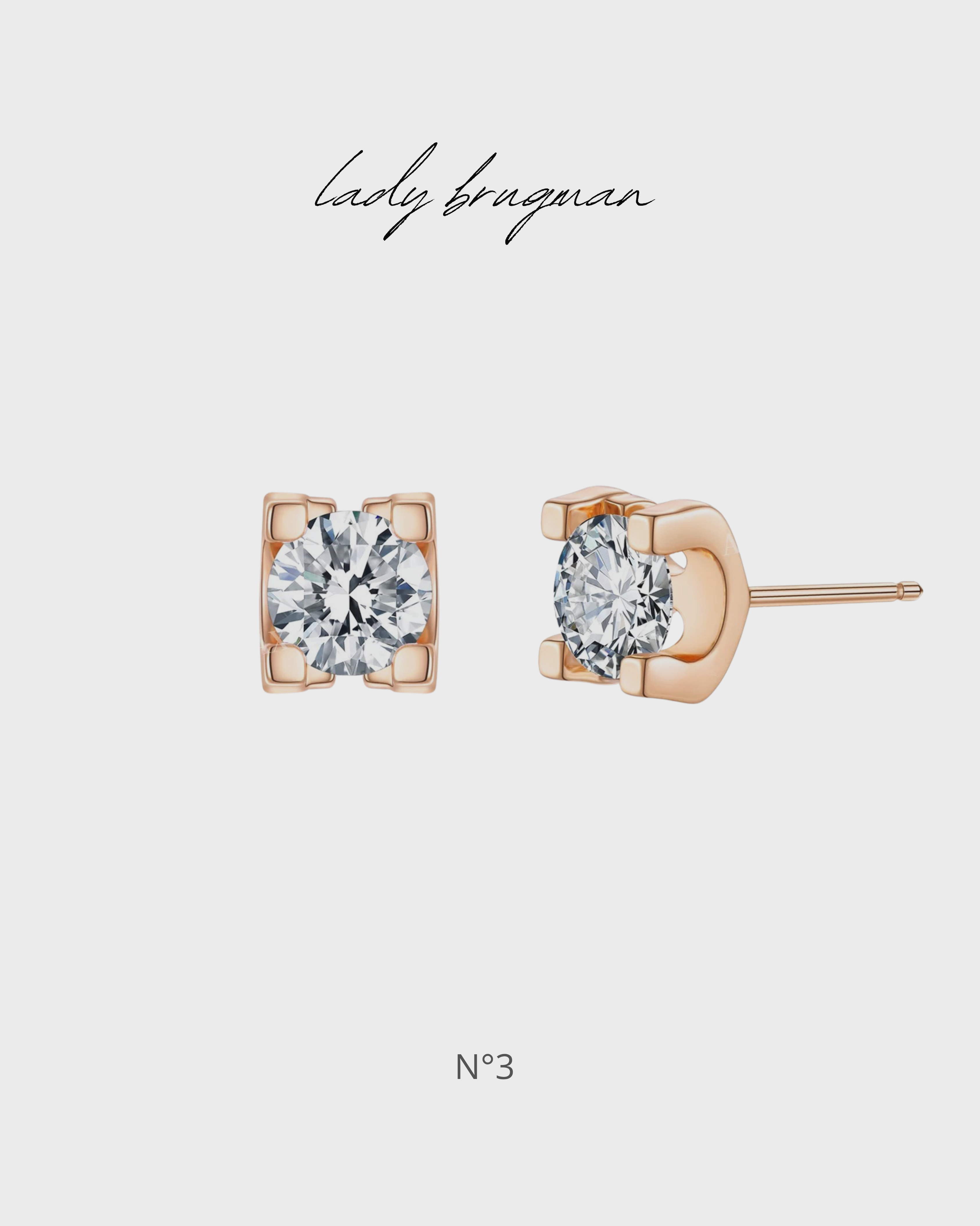 N°3 Ering Diamant Gold