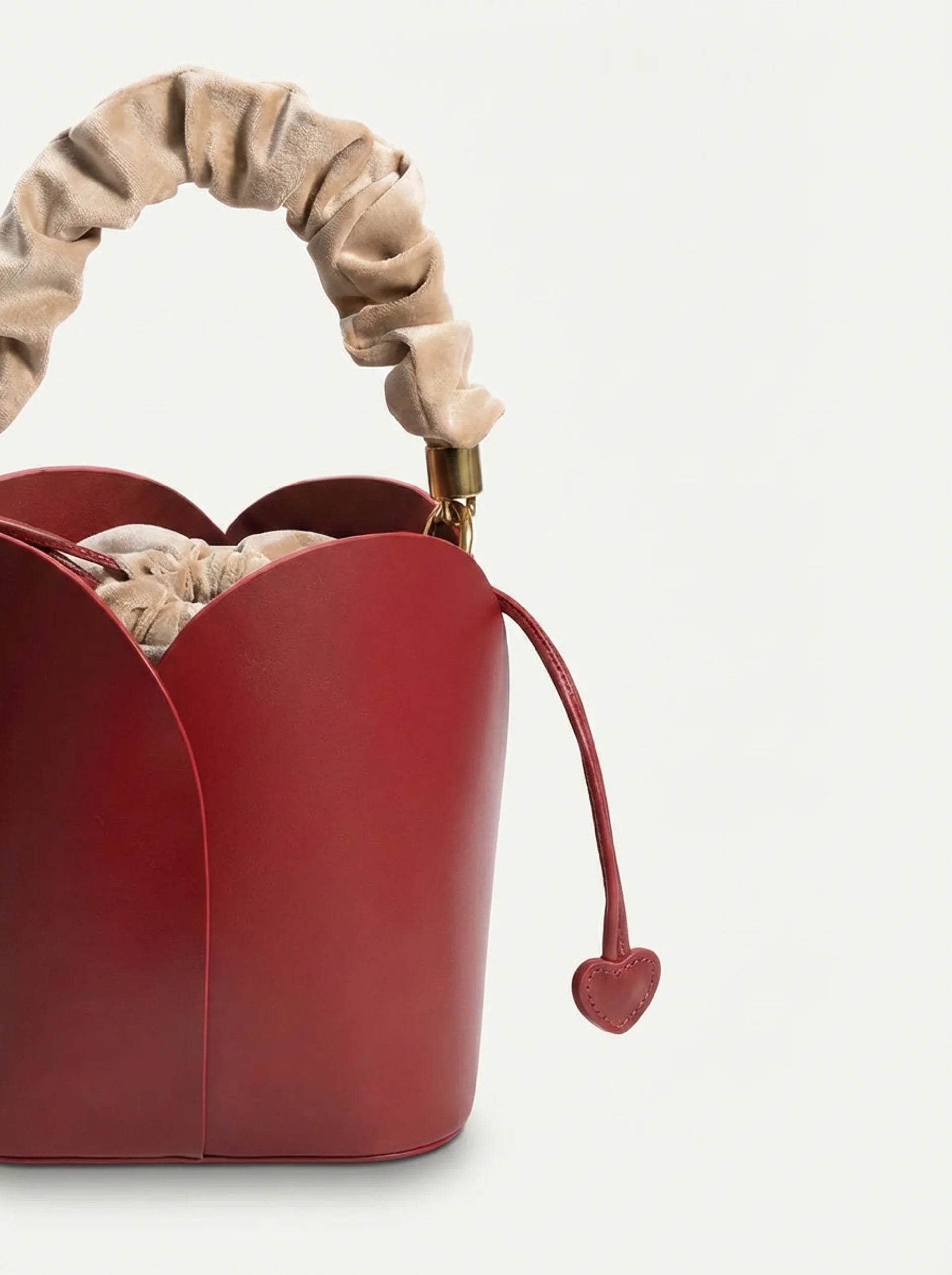 Red Vintage Bucket Bag