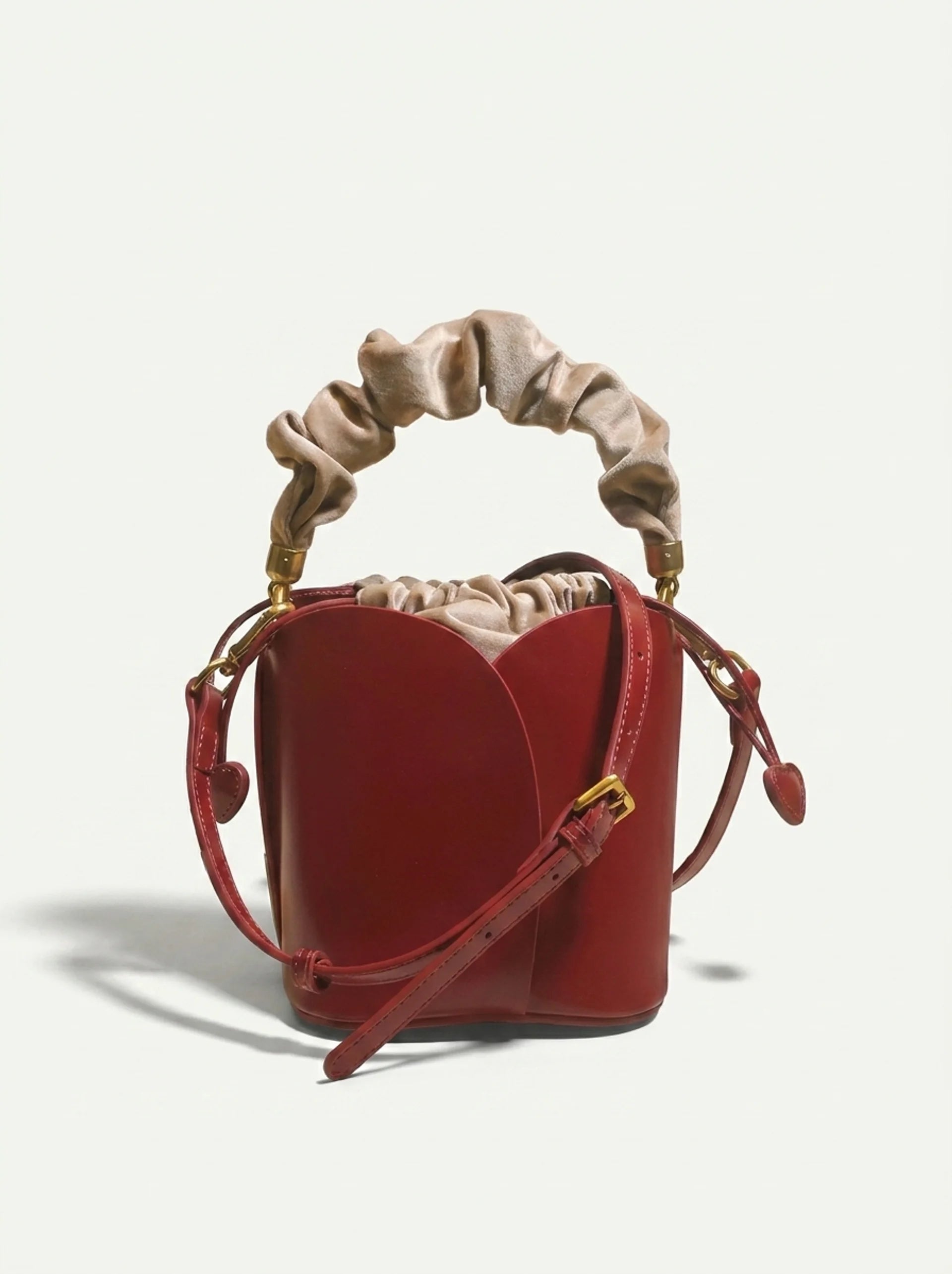 Red Vintage Bucket Bag