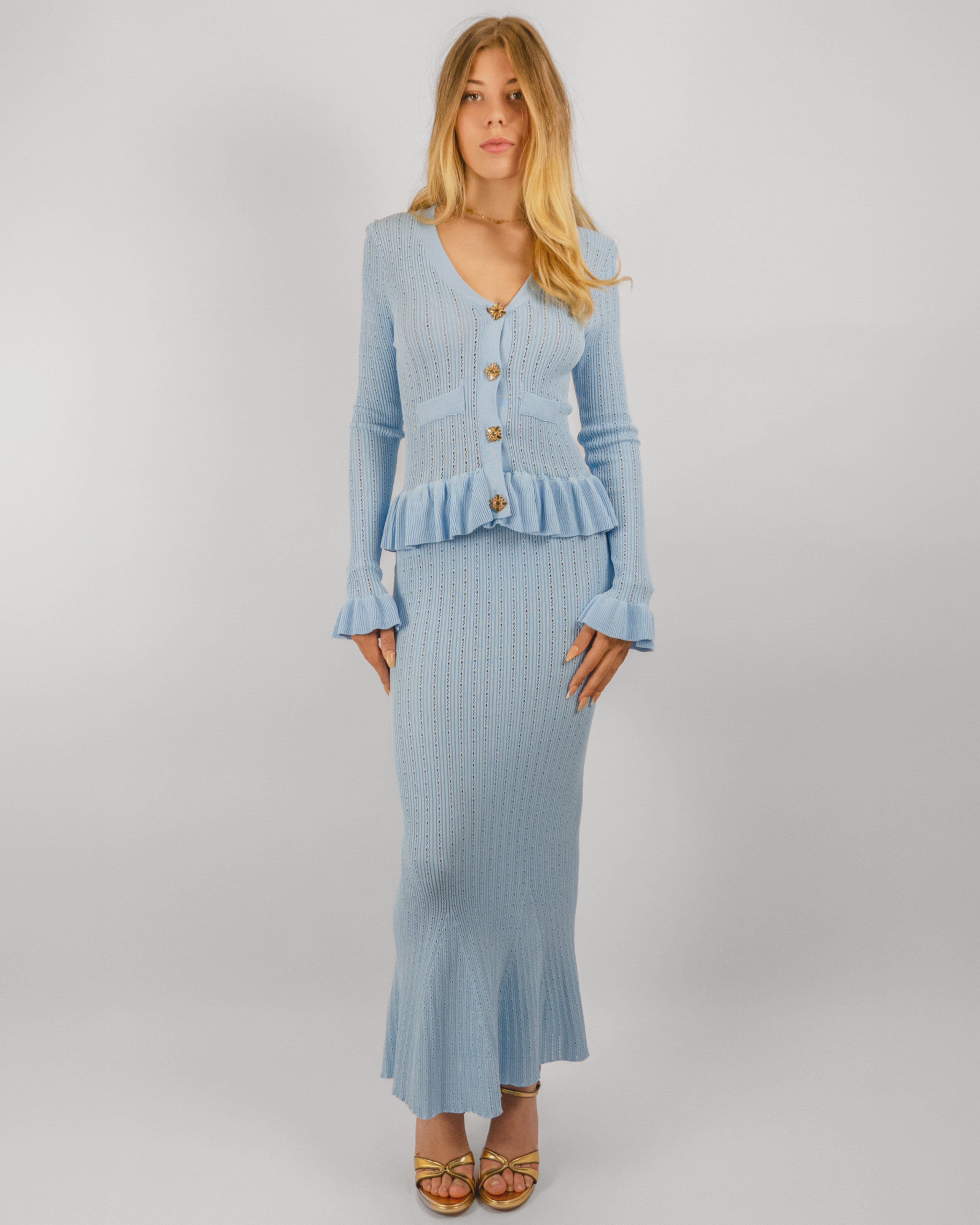 Colette Flare-Hem Knit Dress