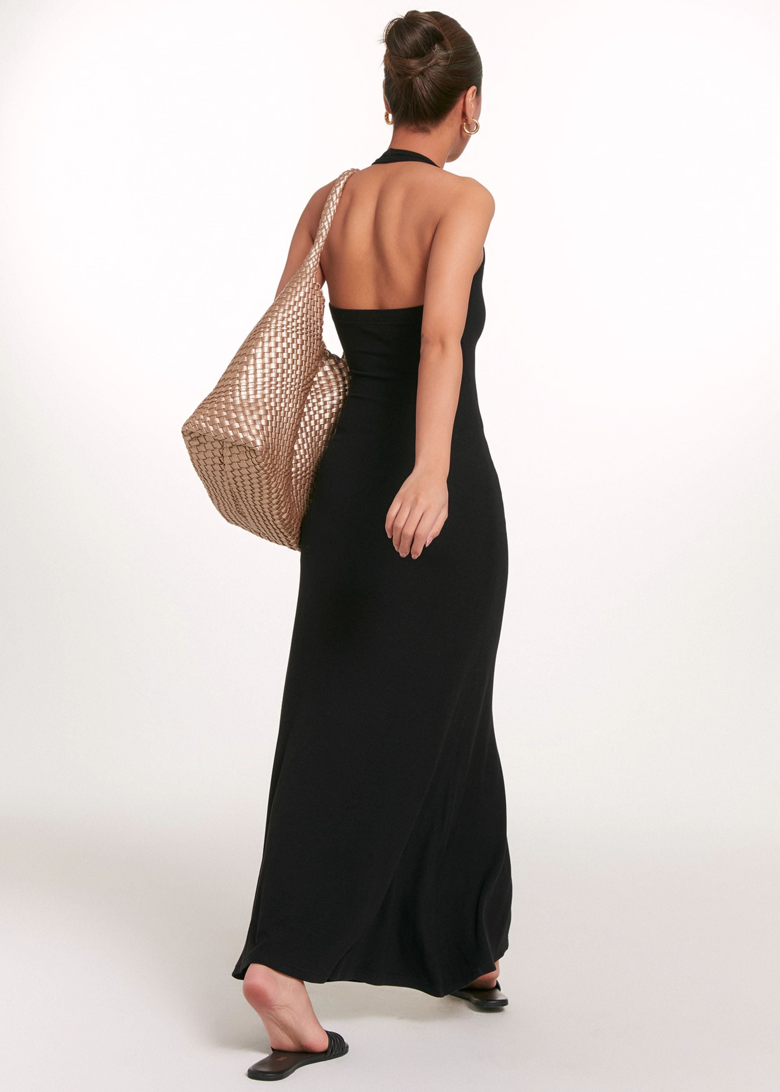 Backless V-Neck Dress