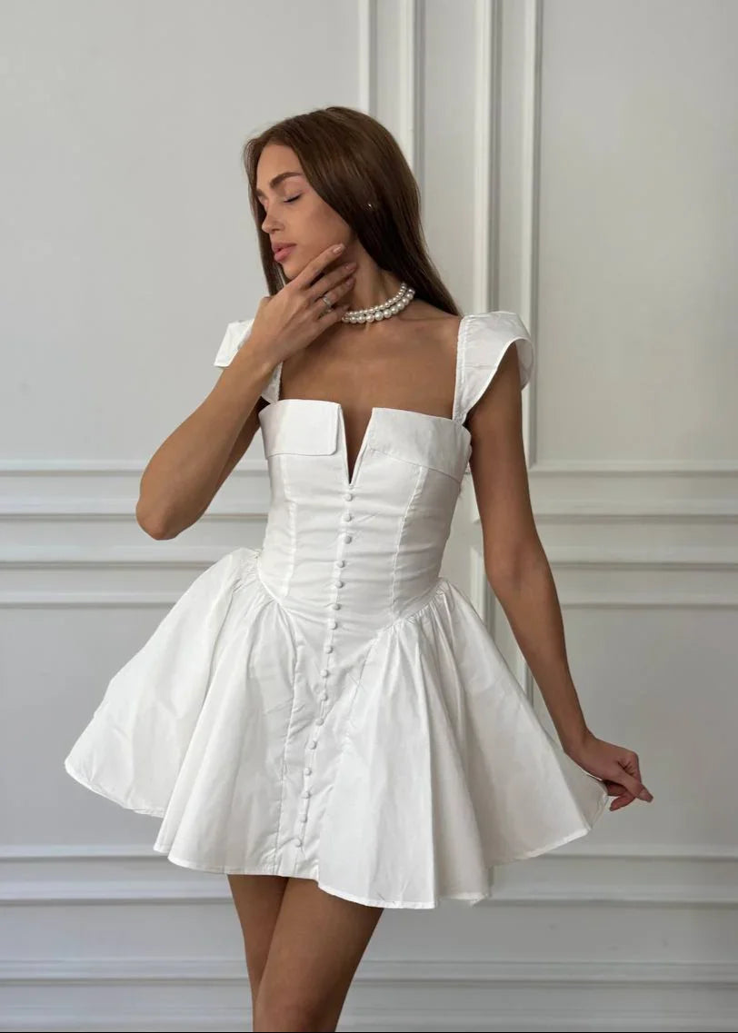 Structured Corset Mini Dress