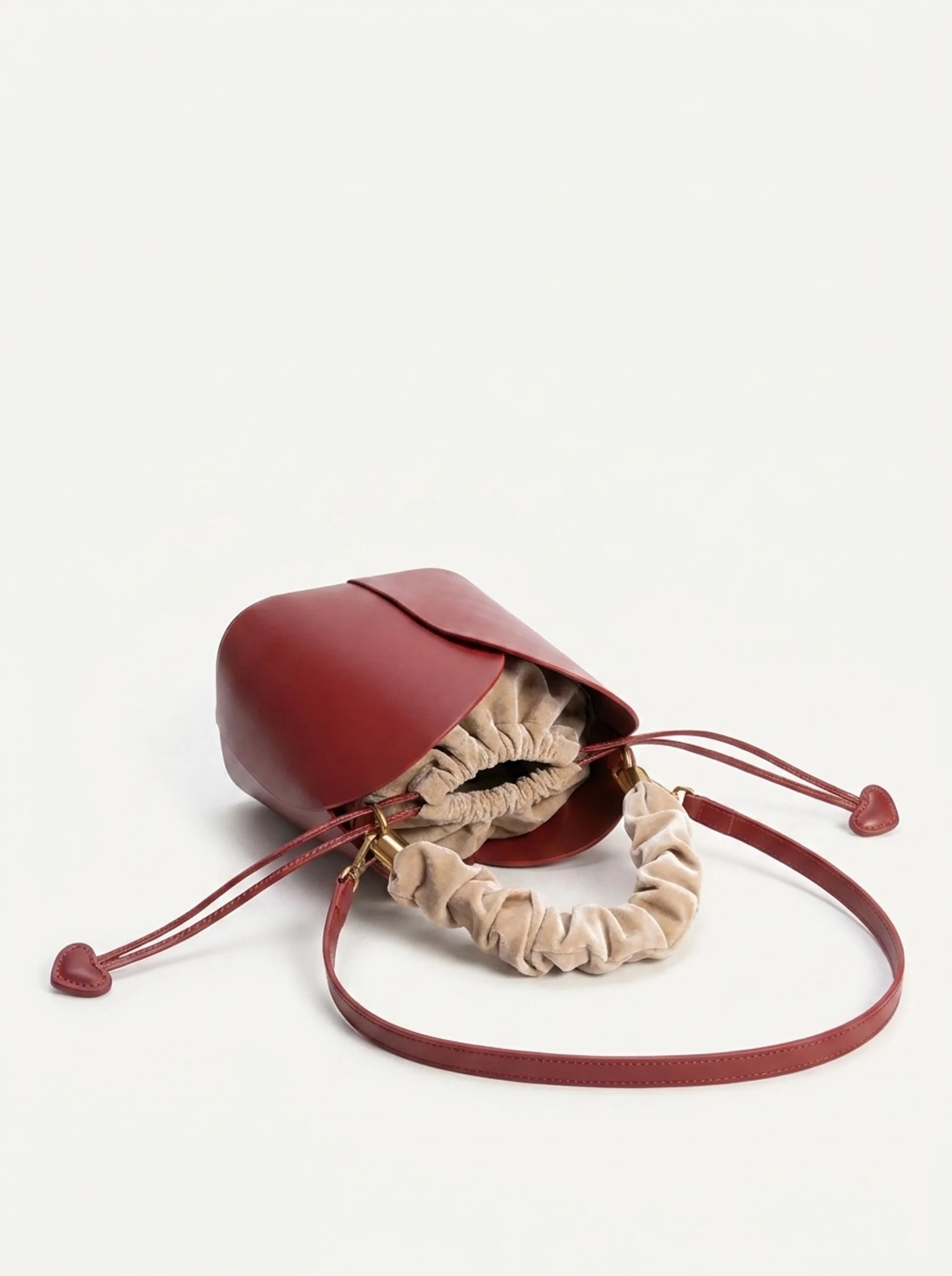Red Vintage Bucket Bag