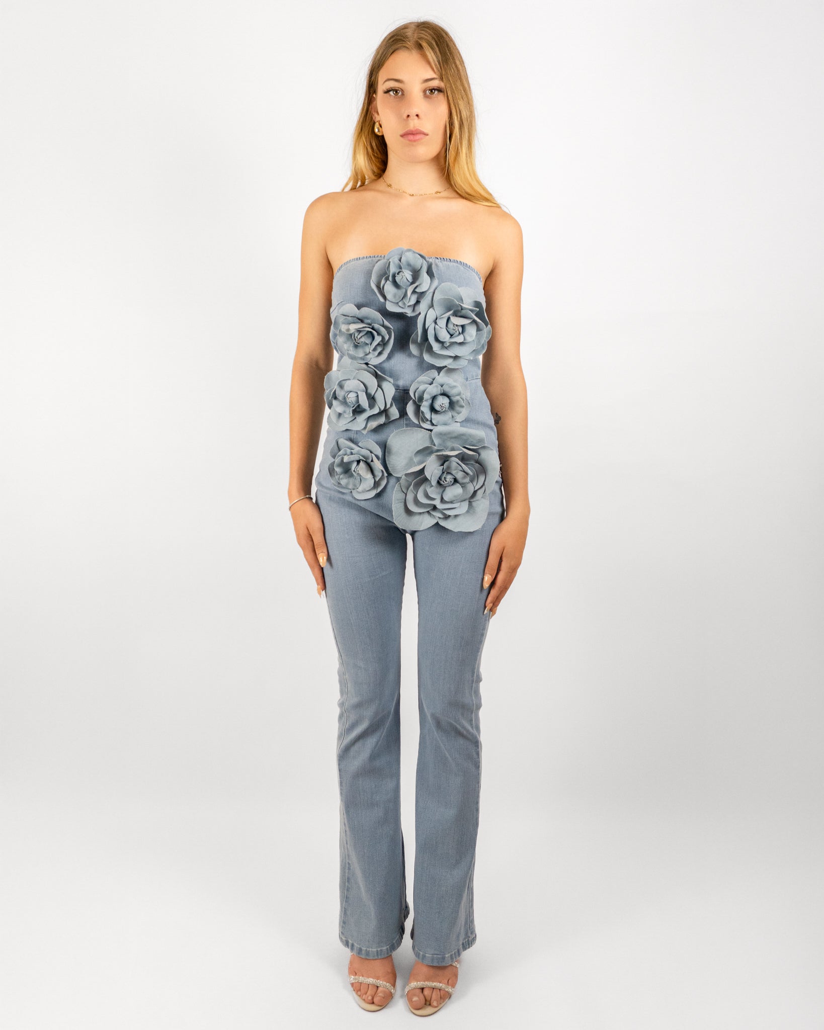 La Fleur Denim Jumpsuit
