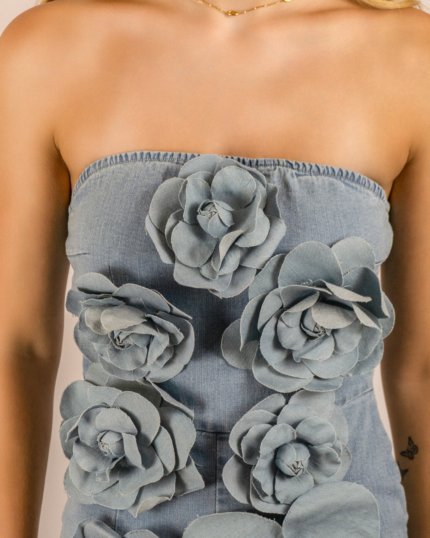 La Fleur Denim Jumpsuit