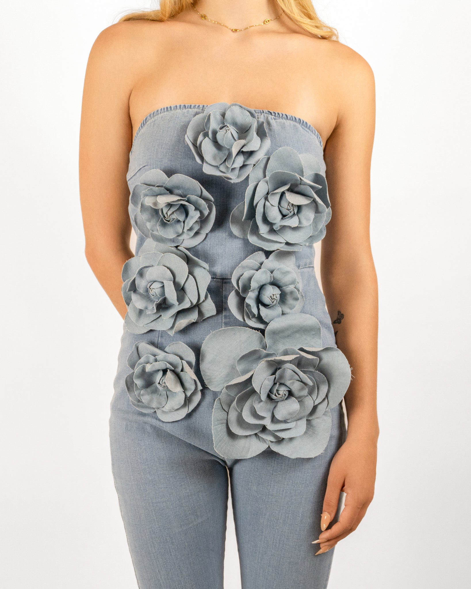 La Fleur Denim Jumpsuit
