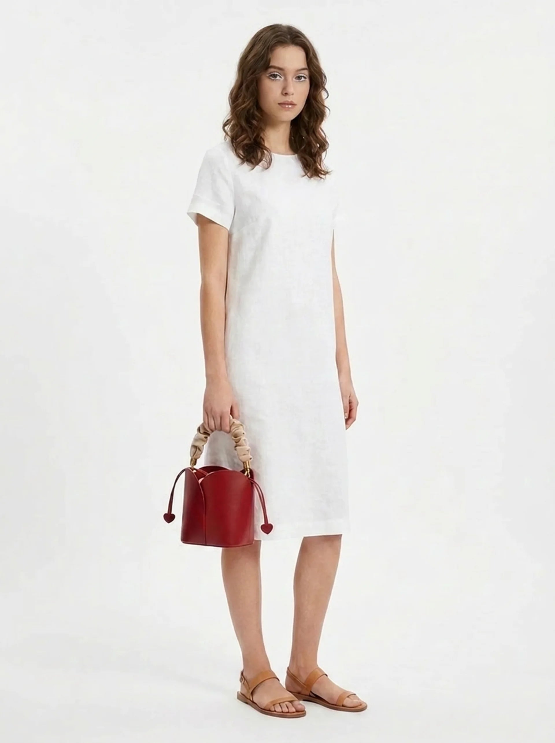 Red Vintage Bucket Bag