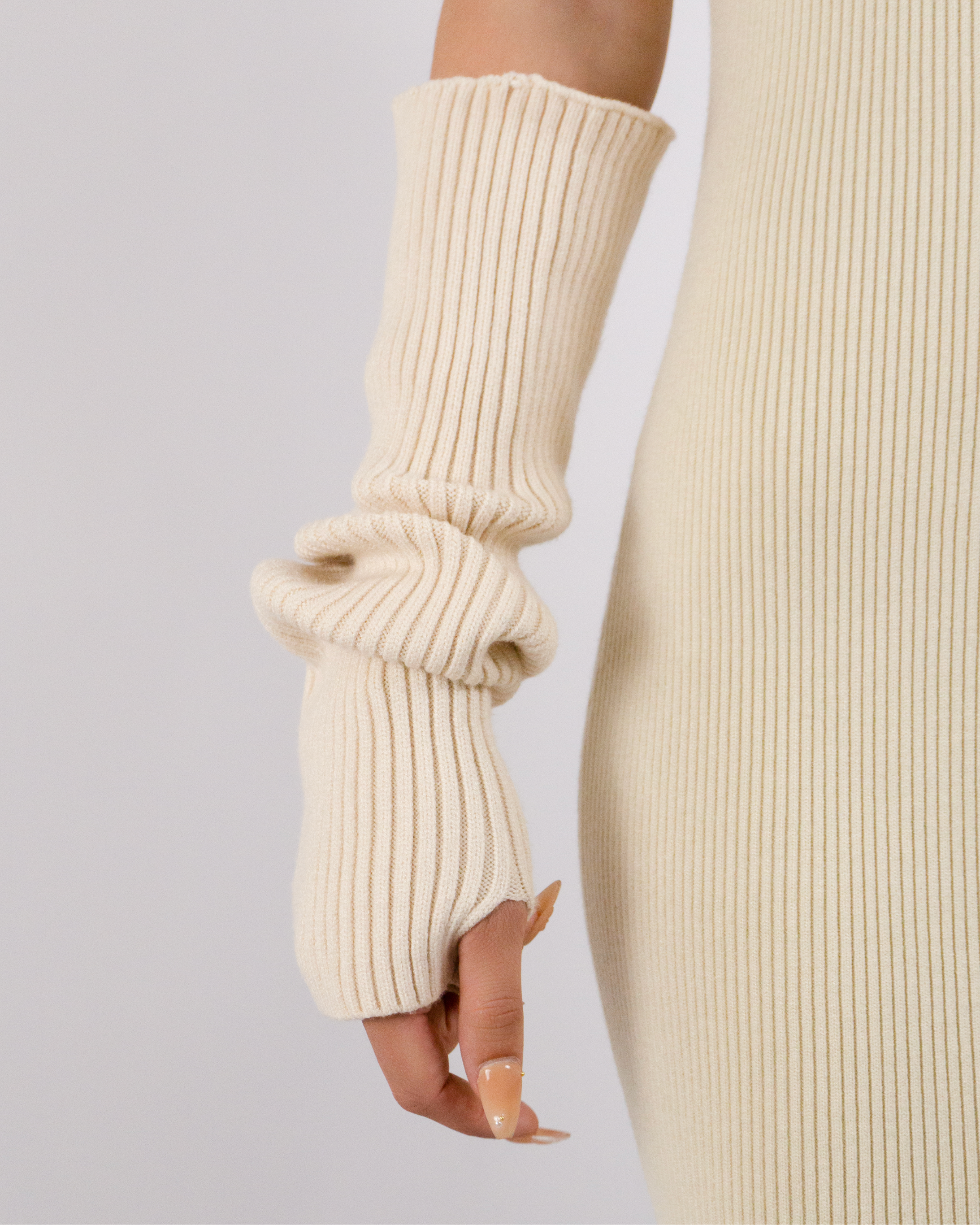 Sélène Asymmetric Knit Dress