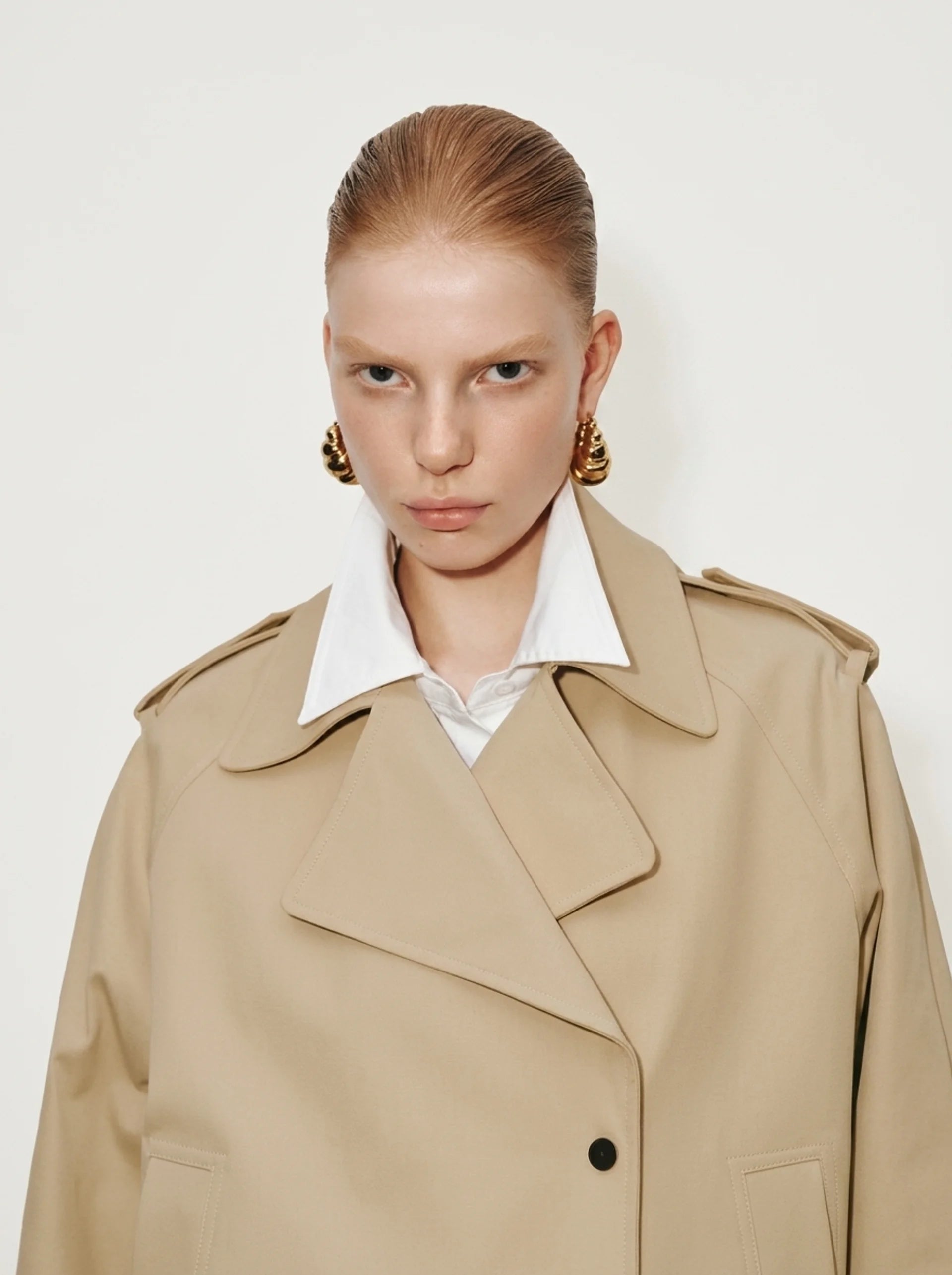 Minimal Trench Fit Jacket