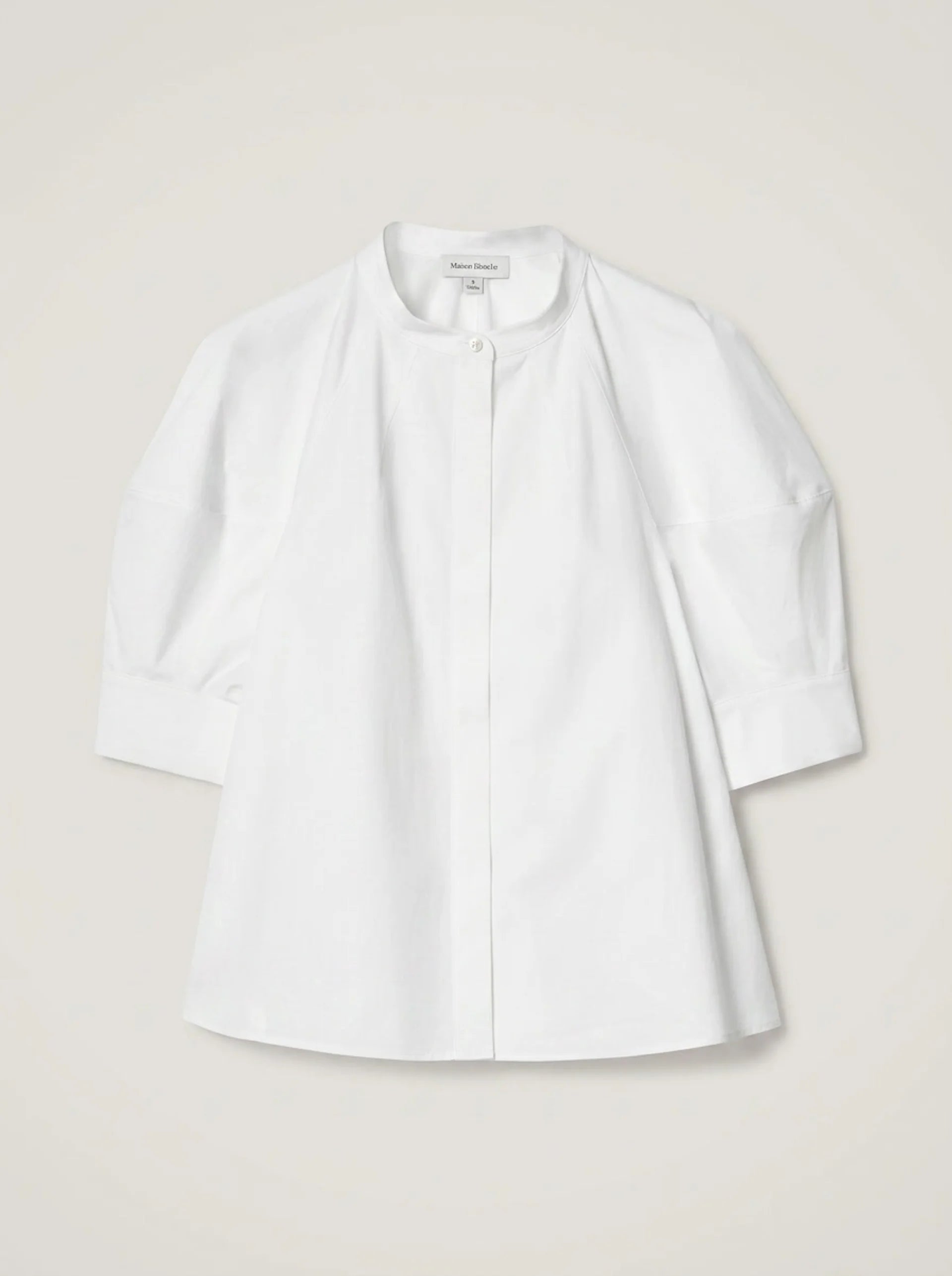 PUFF-SLEEVE SHIRT – OFF-WHITE