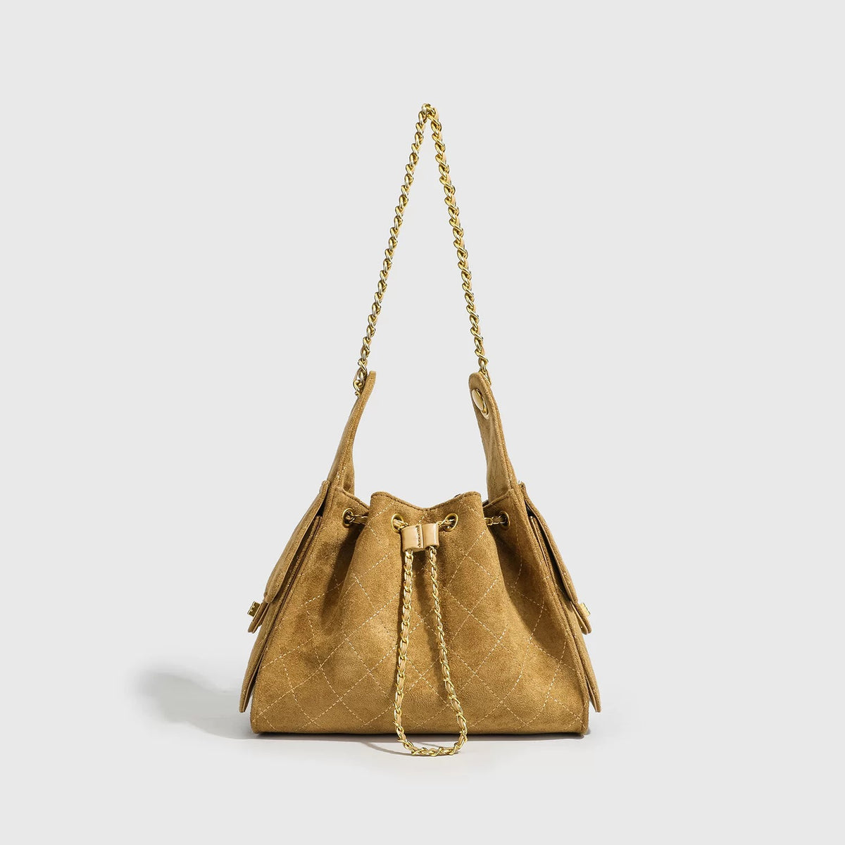 Joyce Braided Strap Shoulder Bag — interior detail