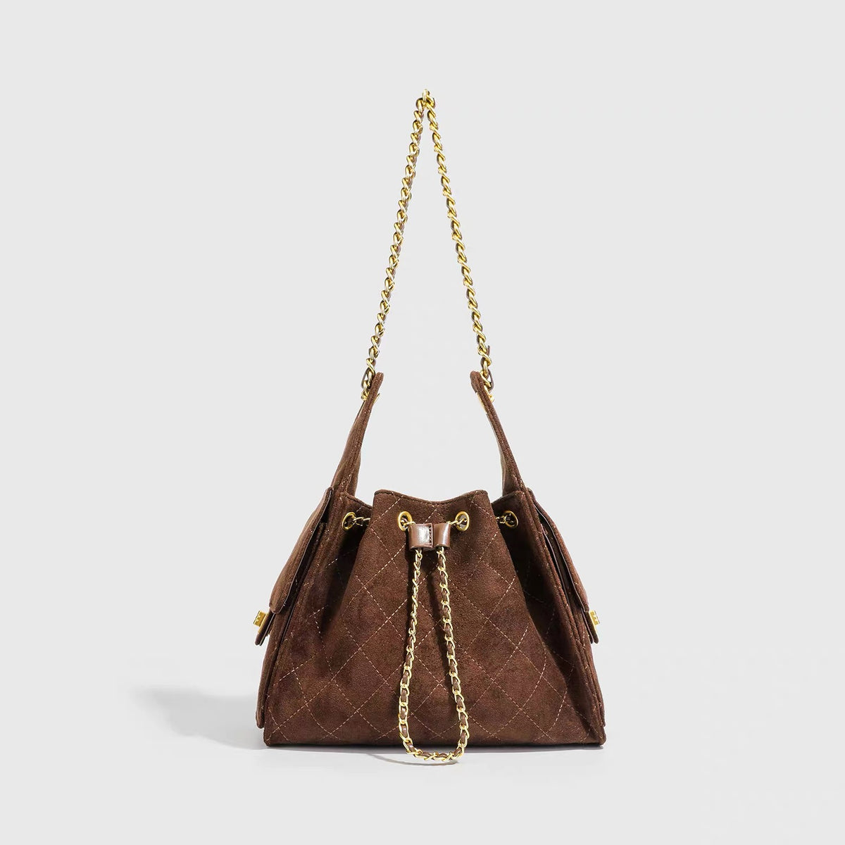 Joyce Braided Strap Shoulder Bag — front view