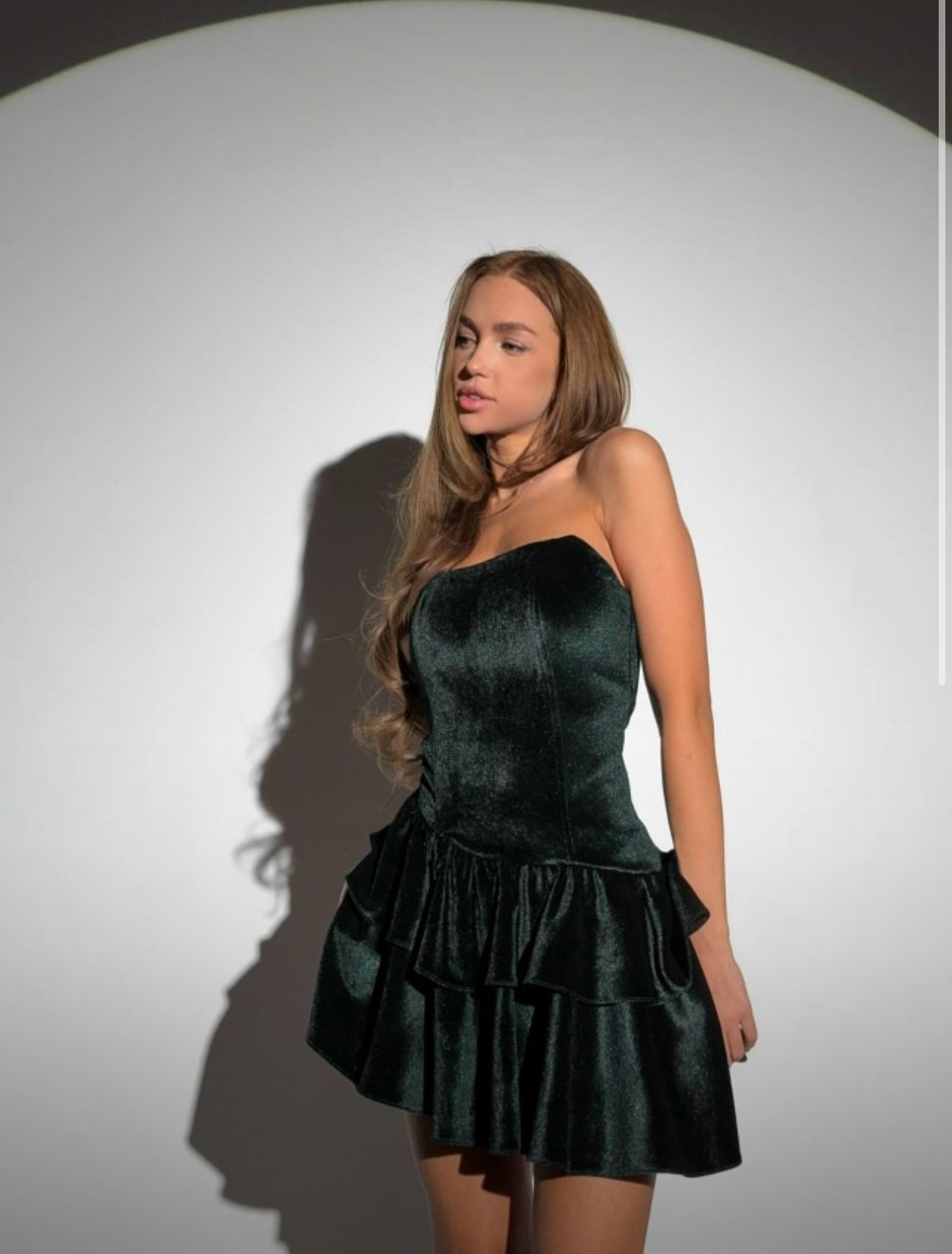 Black Evening Dress with Corset