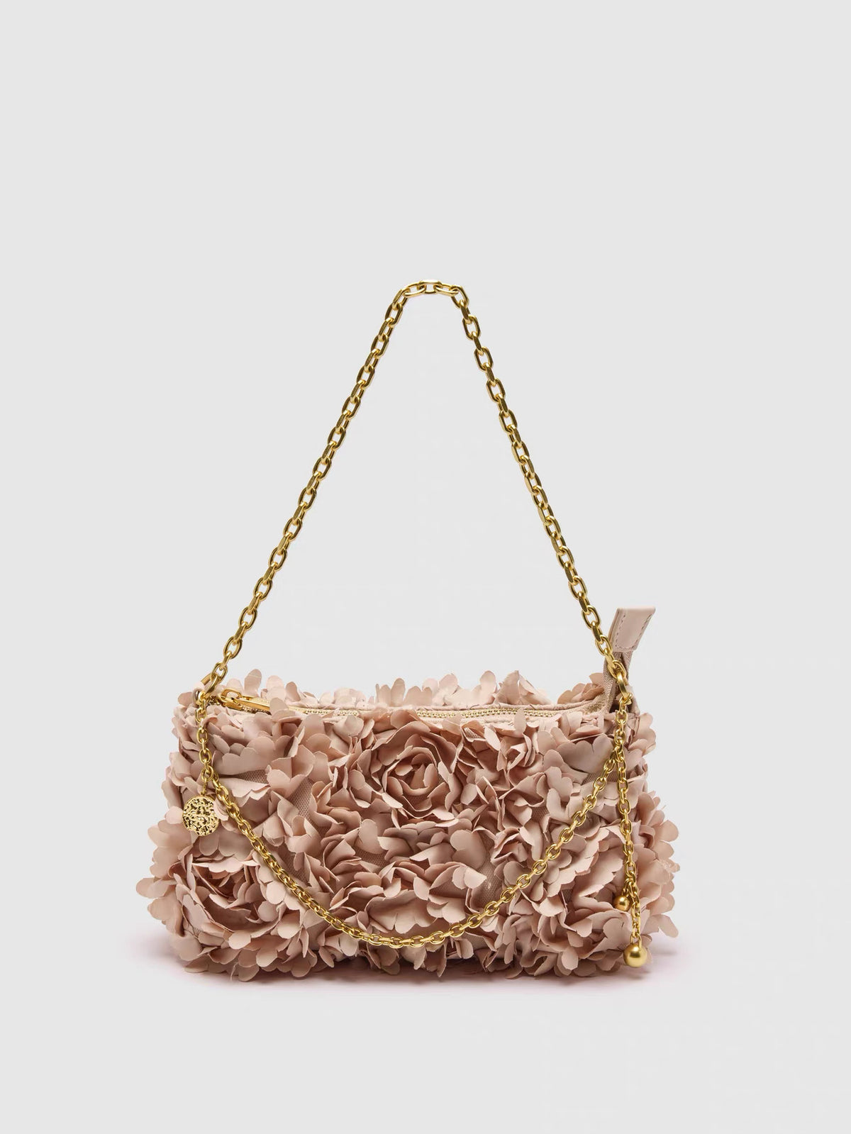 Esmé Floral Chain Shoulder Bag — front view