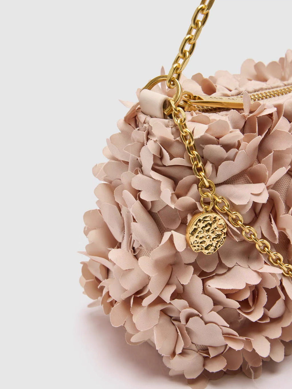 Esmé Floral Chain Shoulder Bag — interior detail