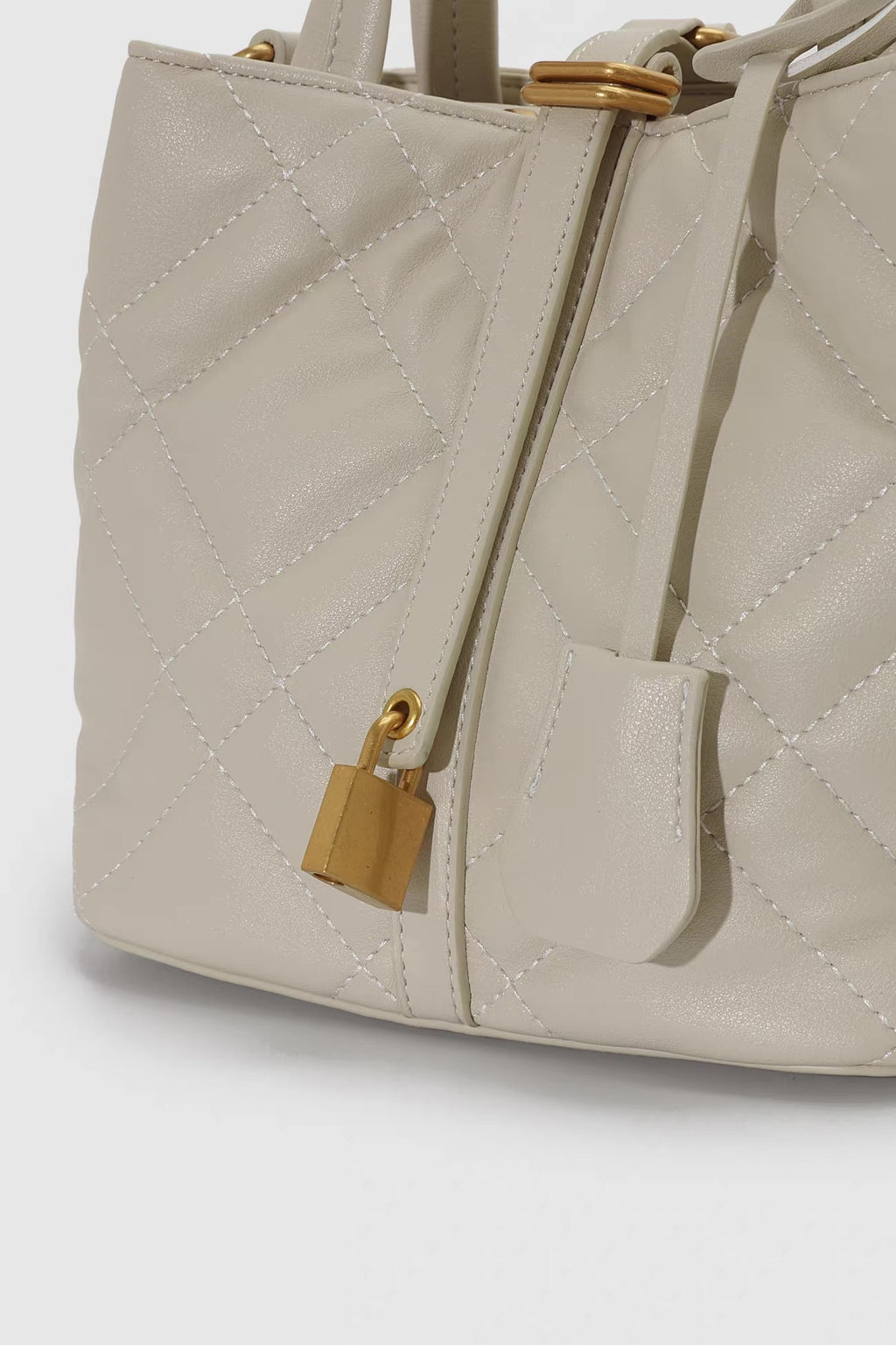 Quilted Basket Handbag