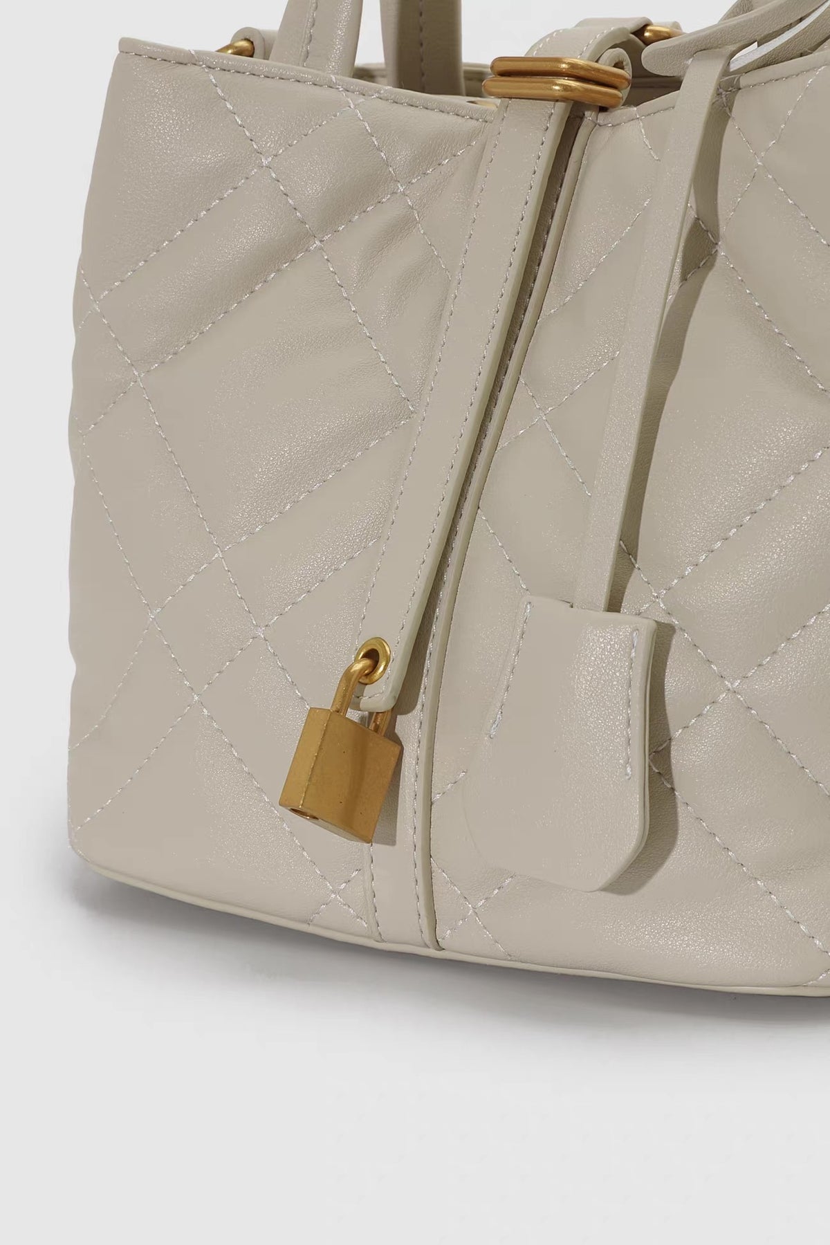Quilted Basket Handbag