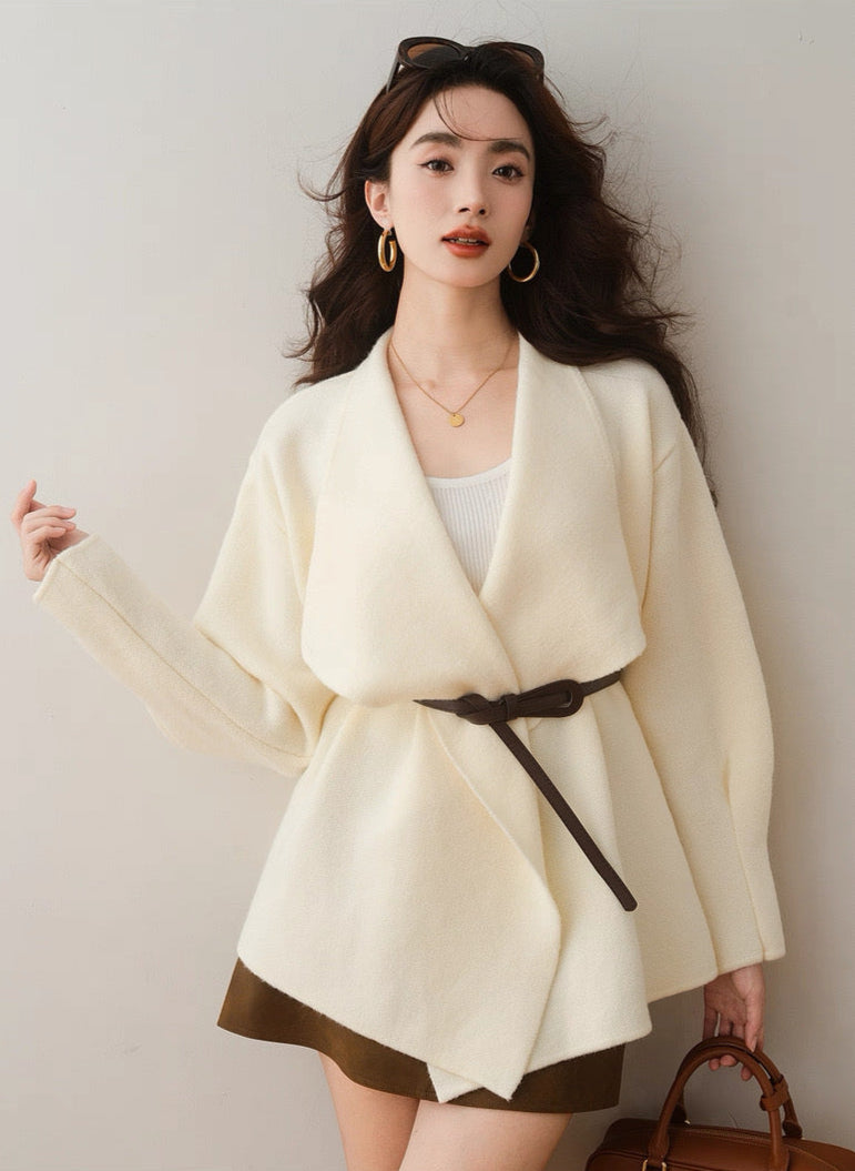 Belted Cape Coat