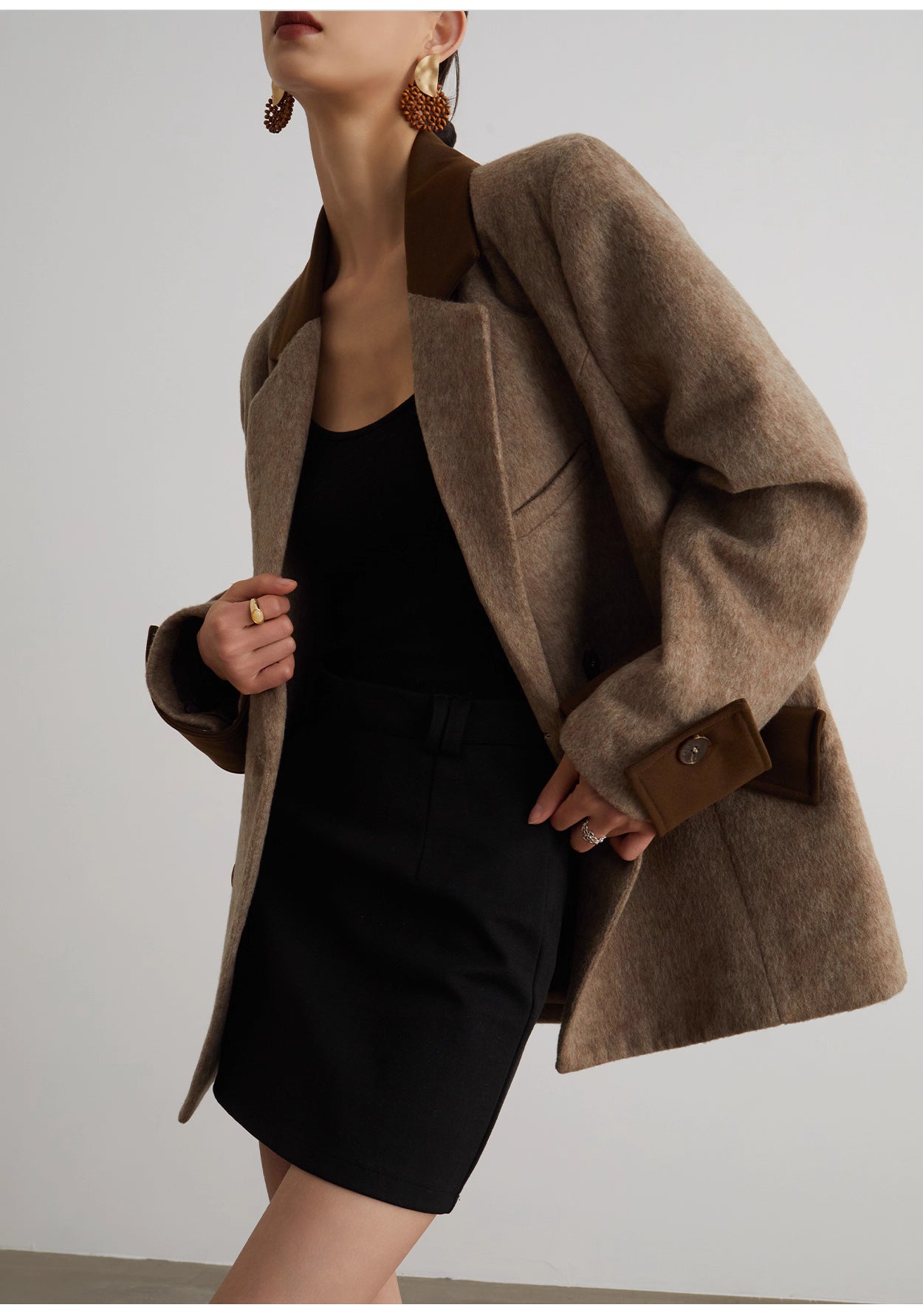Coffee brown blazer