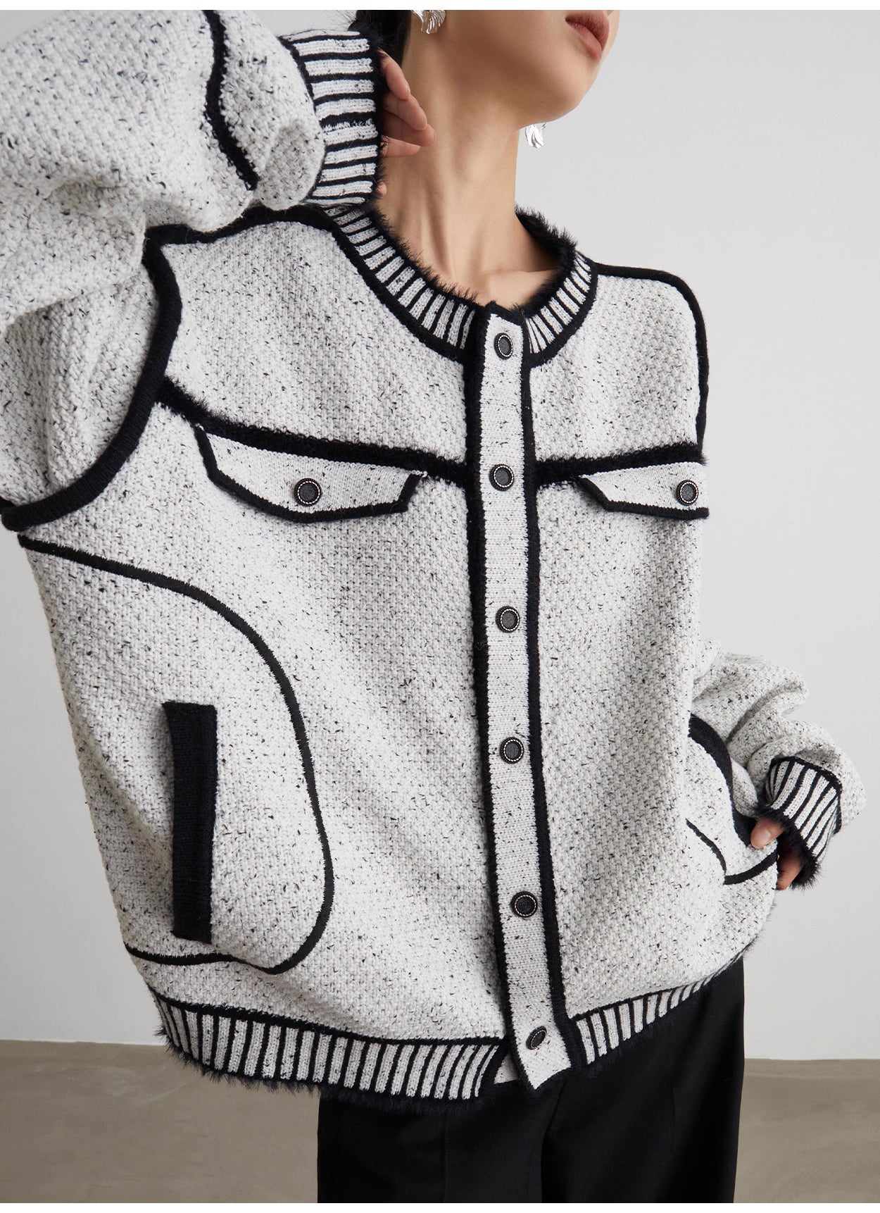 Black & white jacket