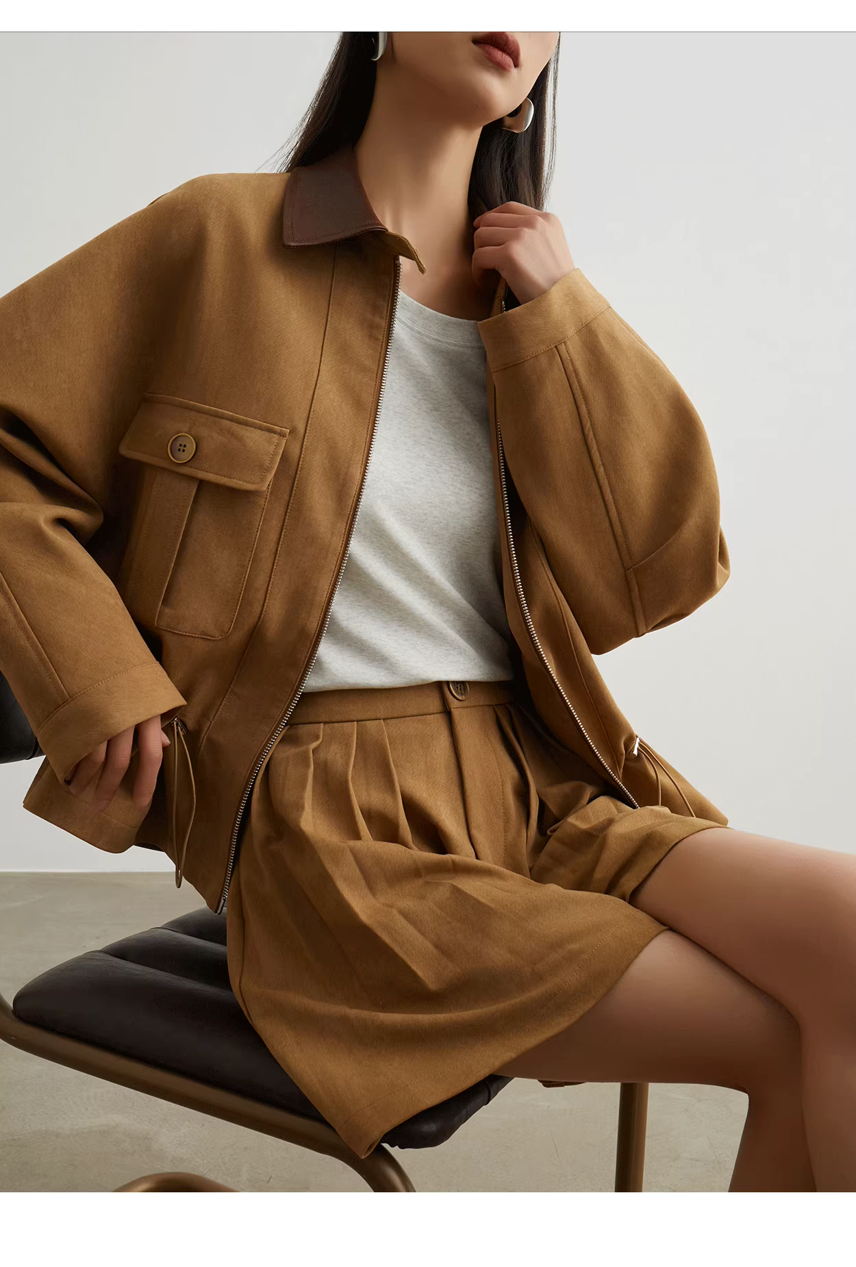 Vintage blazer + skirt set