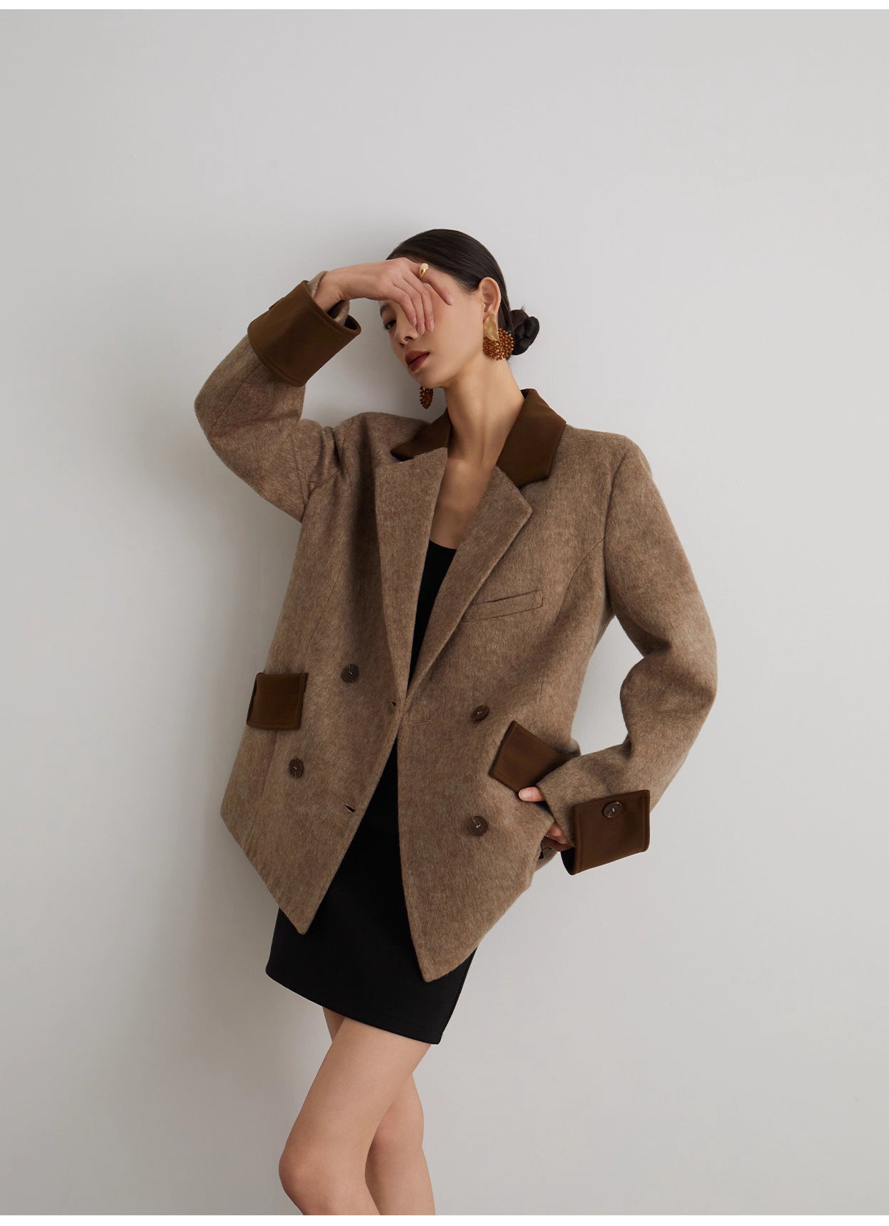 Coffee brown blazer