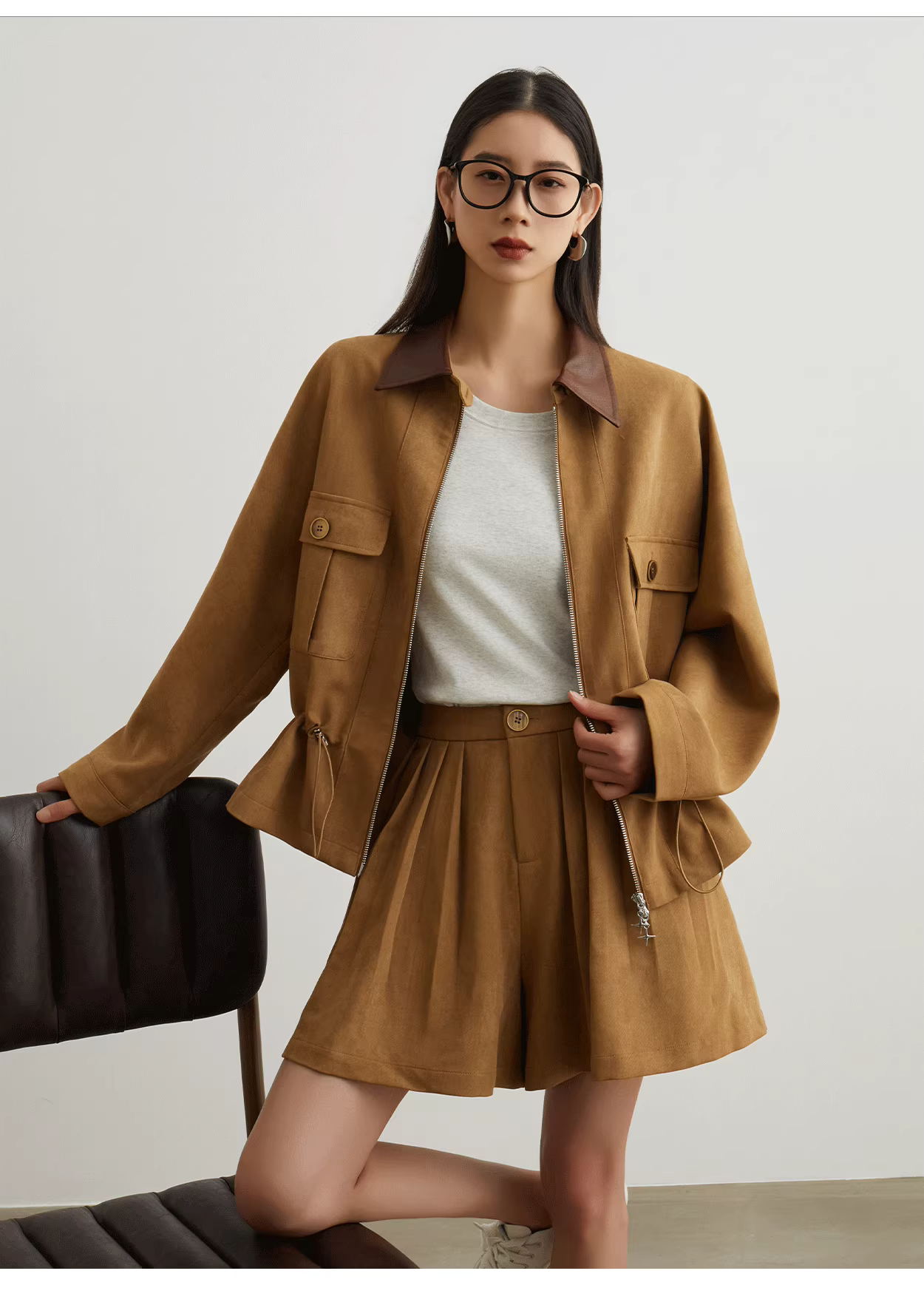 Vintage blazer + skirt set