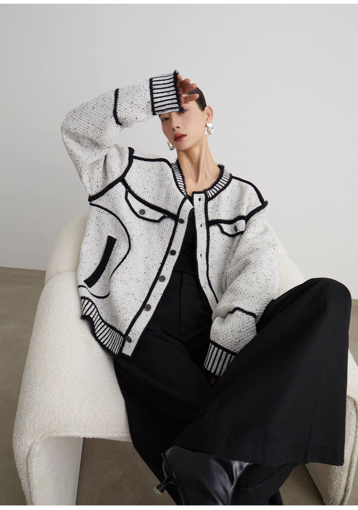Black & white jacket