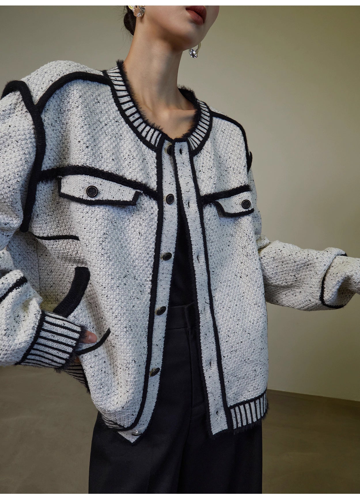 Black & white jacket