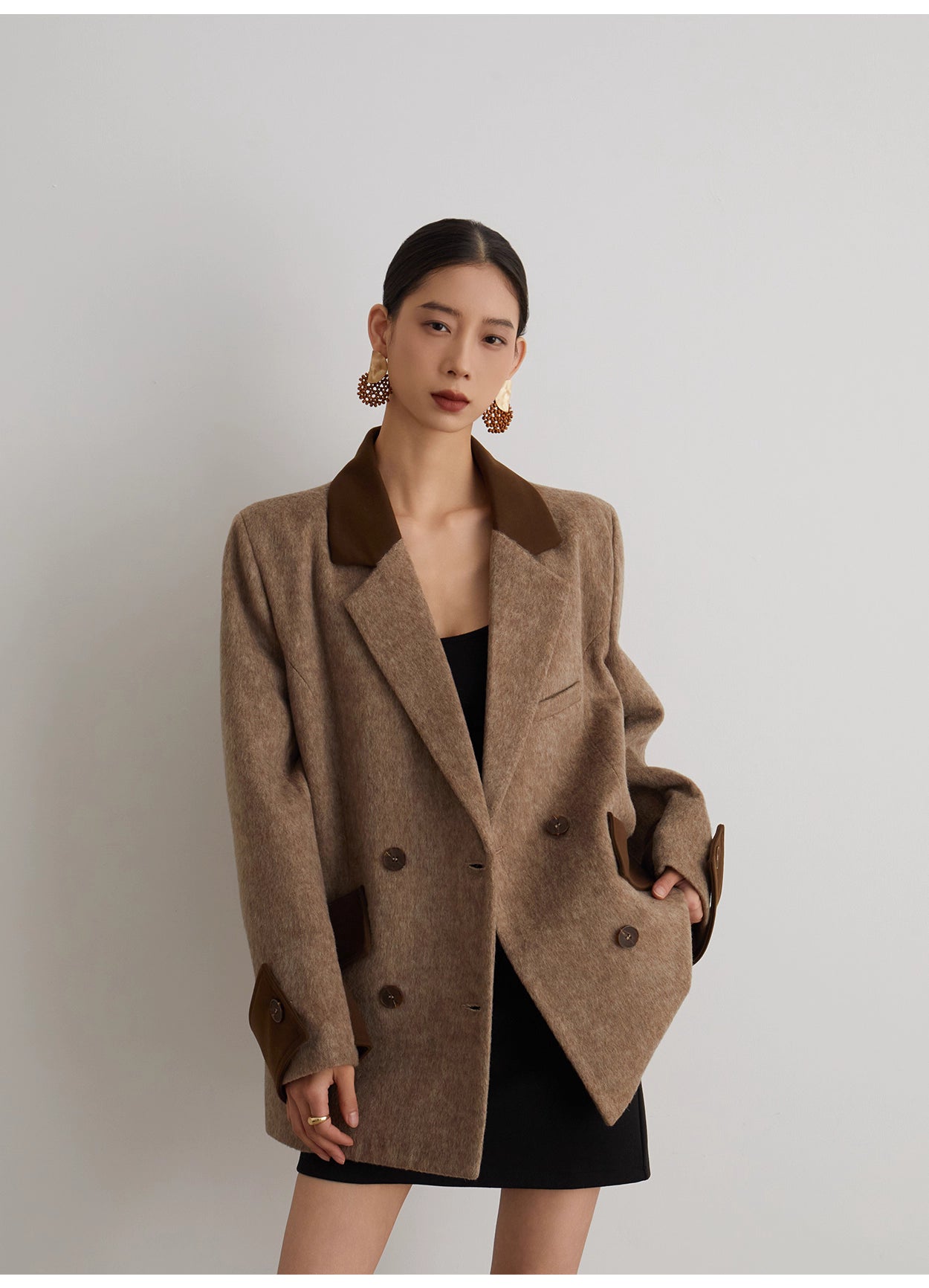 Coffee brown blazer