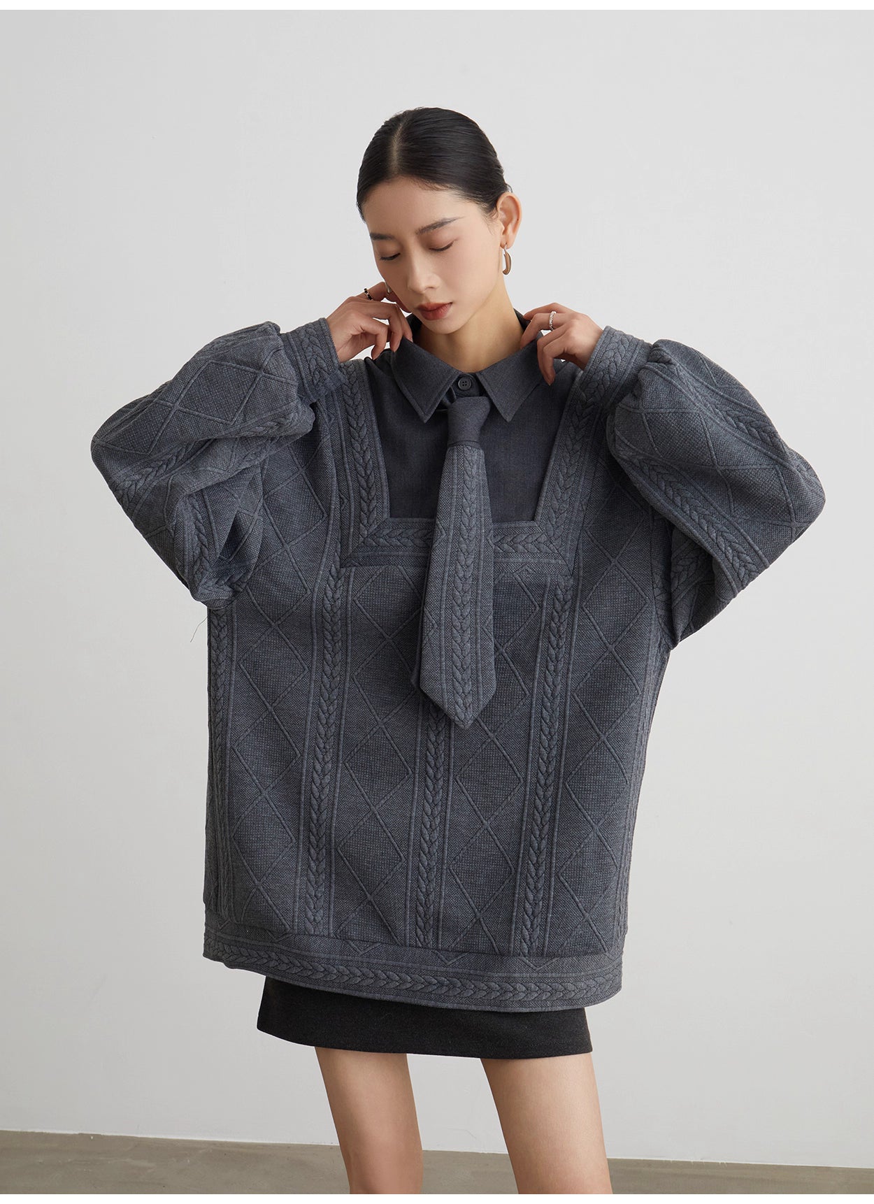 Knit Polo Sweater