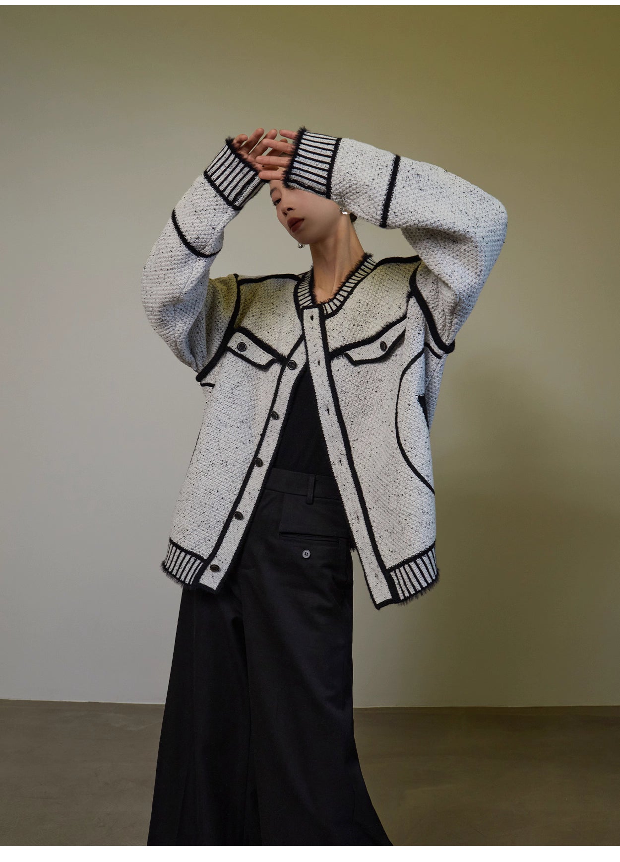 Black & white jacket