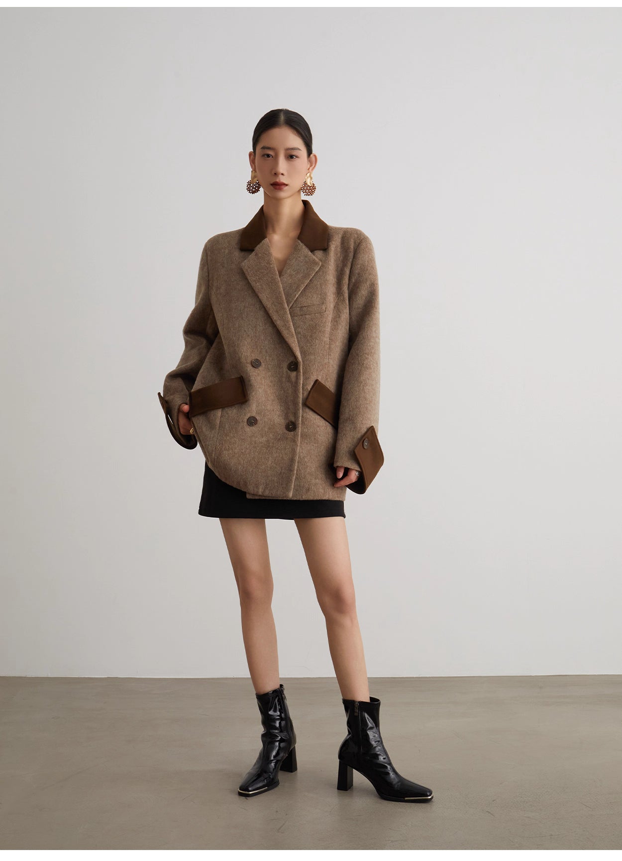 Coffee brown blazer