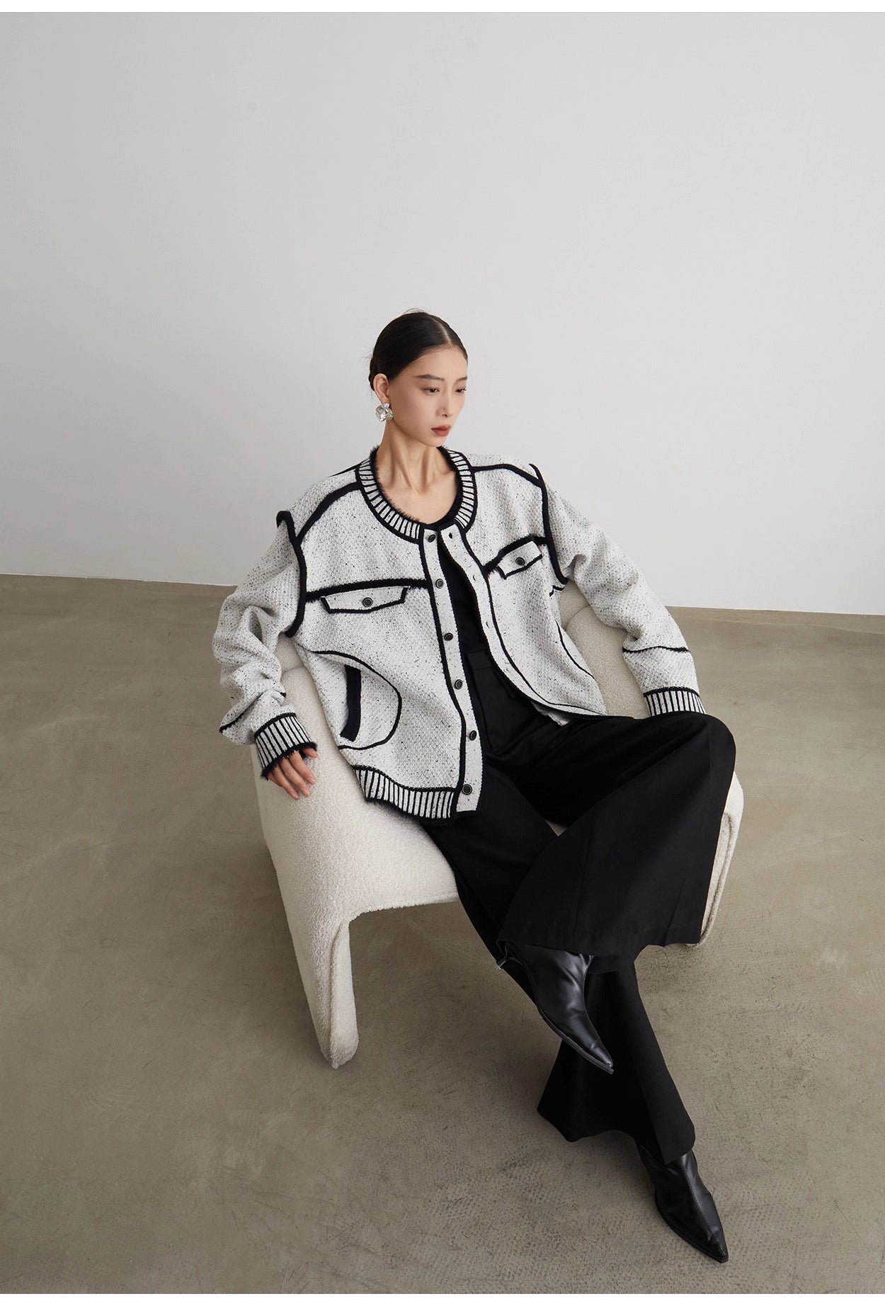 Black & white jacket
