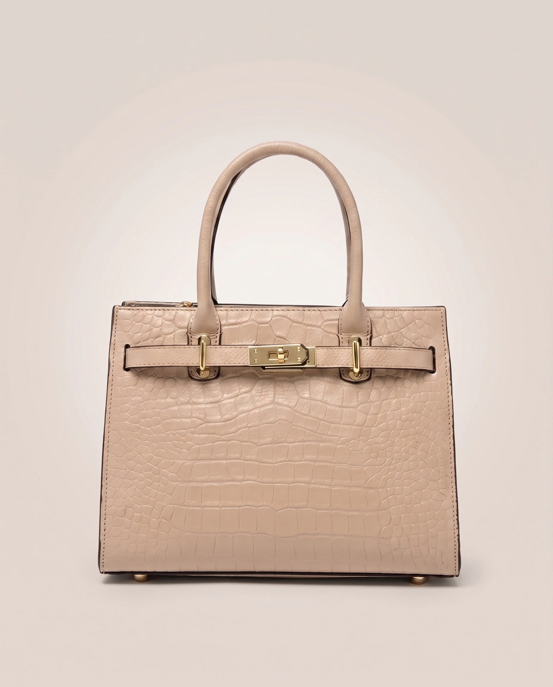 Brugman Bag Beige in Beige — front view