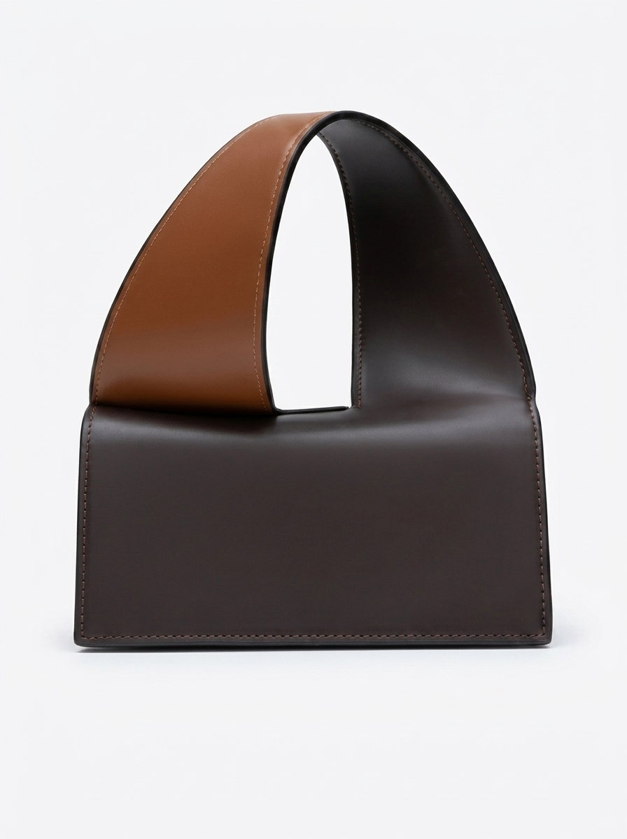 Kate Two Tone Handle Bag — front view