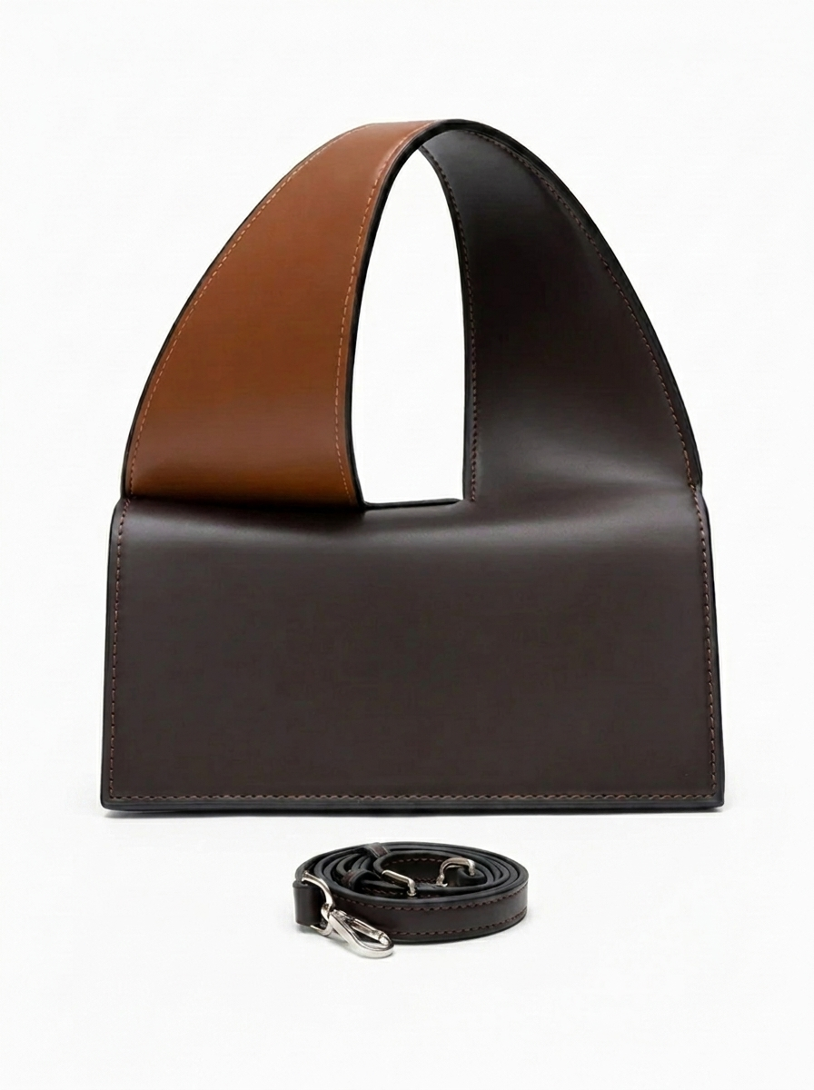 Kate Two Tone Handle Bag — side view
