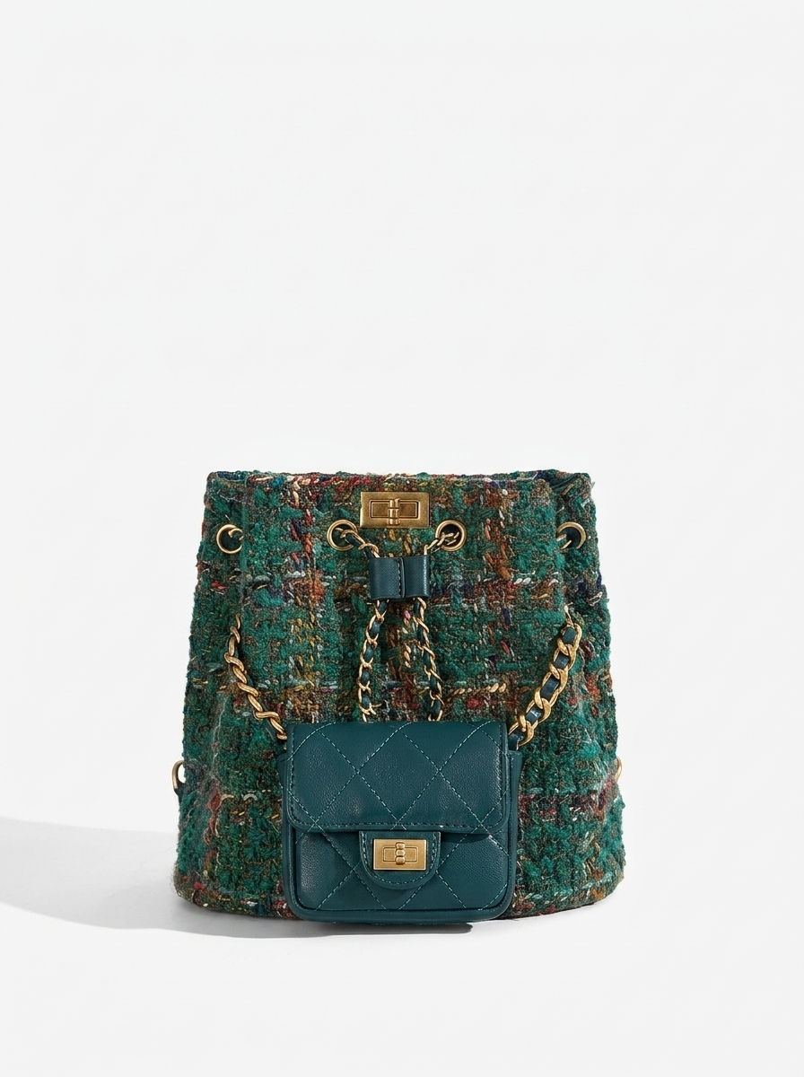 Étoile Tweed Bucket Backpack — gallery view 9