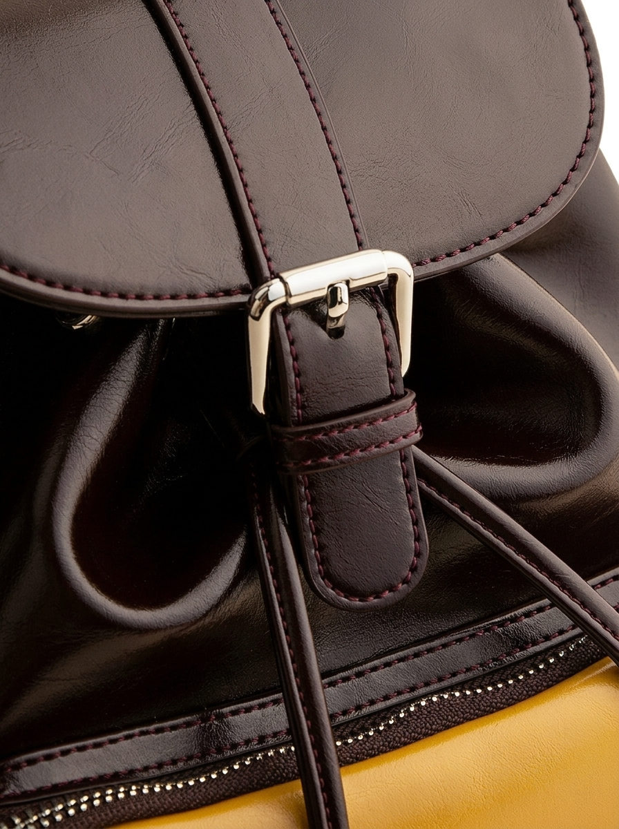 Maren Contrast Drawstring Backpack — alternate angle
