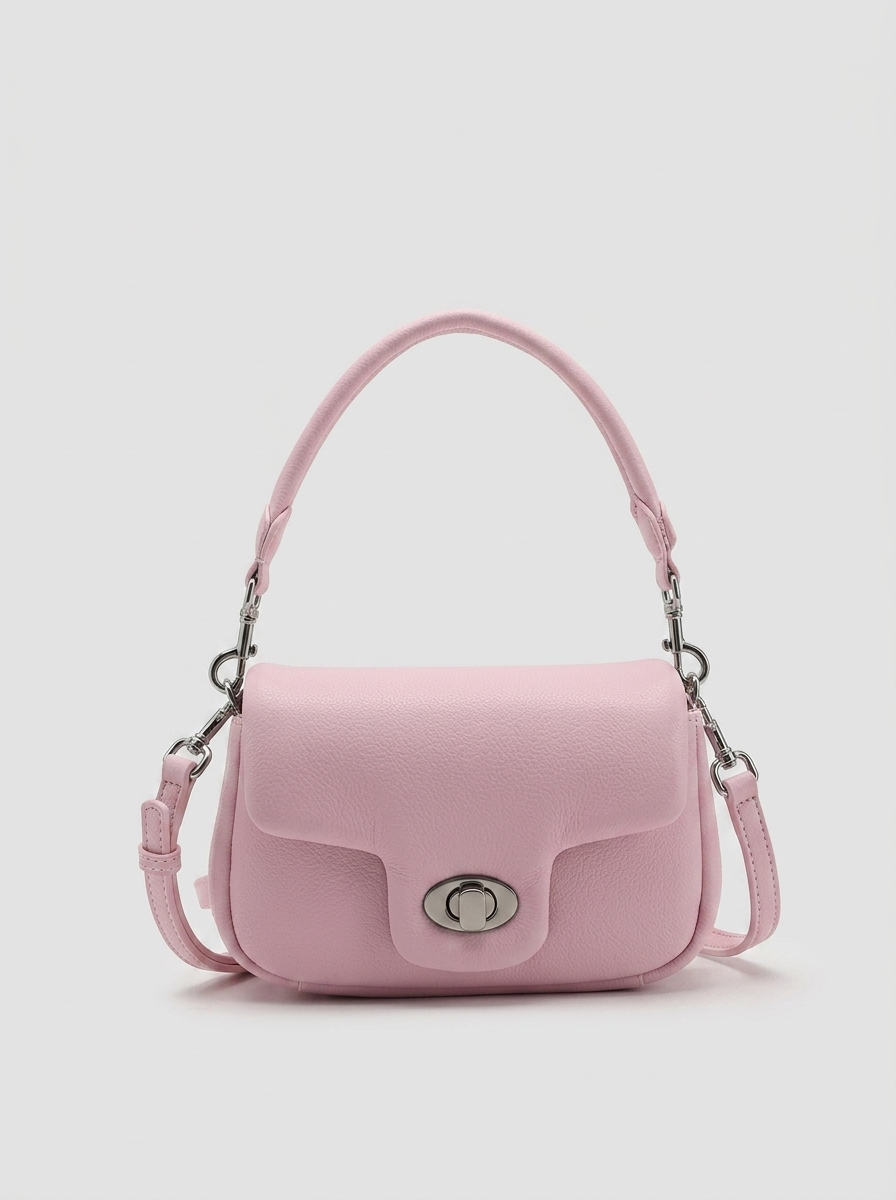 Fleur Pastel Puff Shoulder Bag — front view