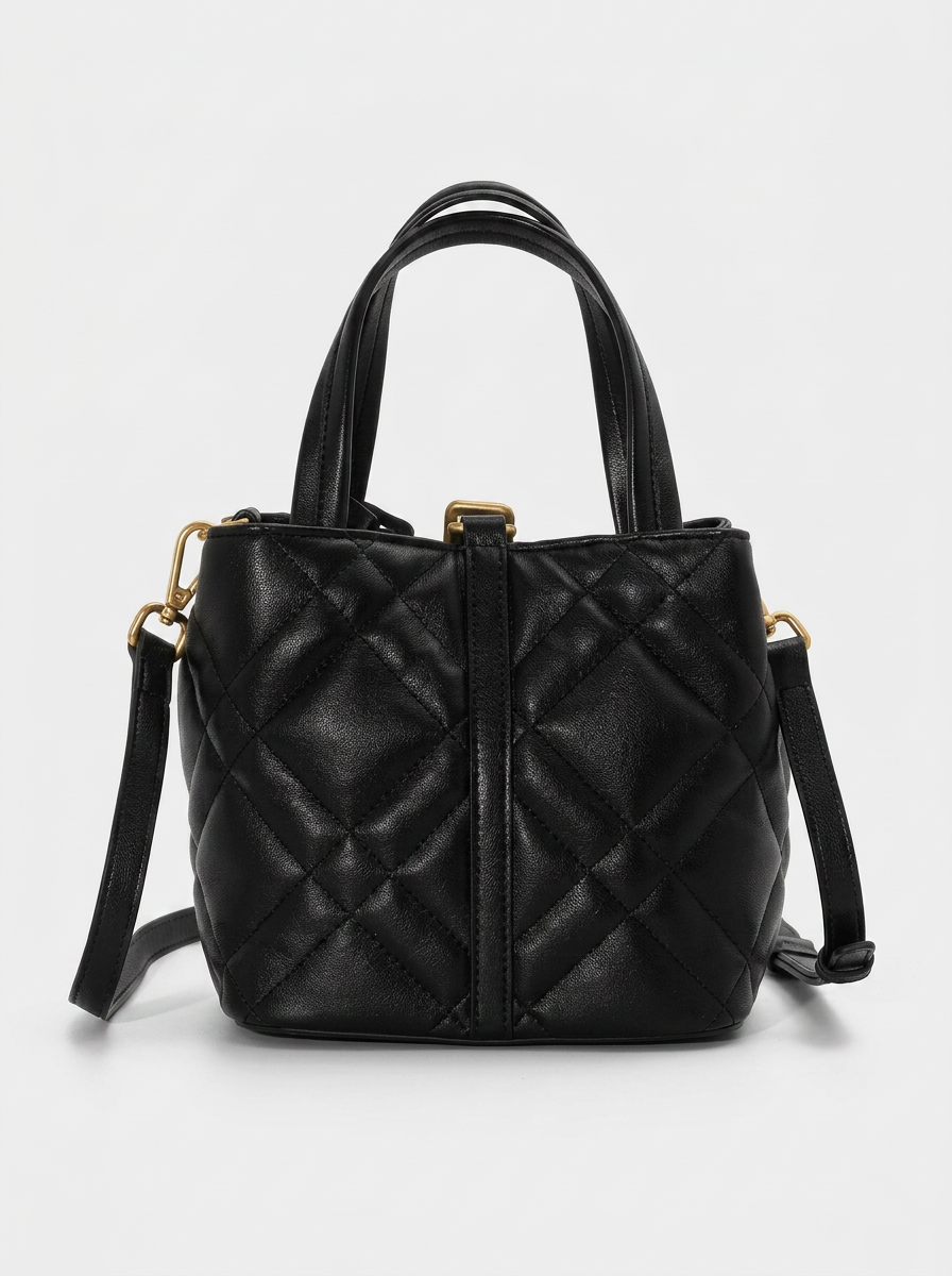 Quilted Basket Handbag