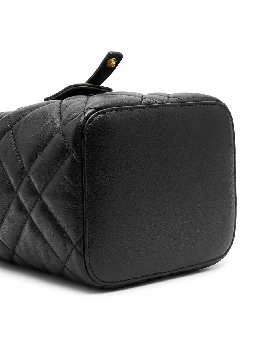 Quilted Basket Handbag