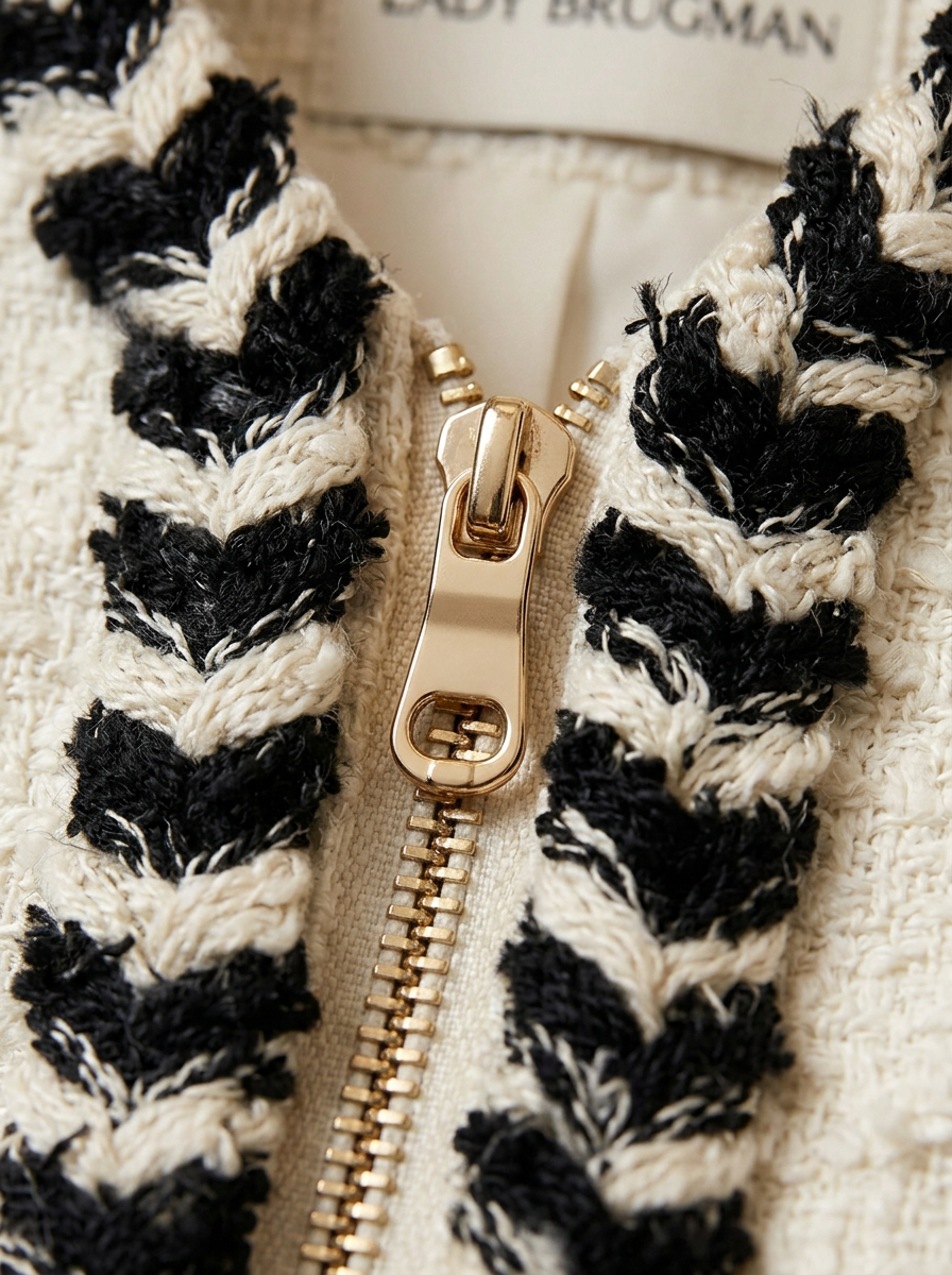 Fitted Knit Tailored Jacket