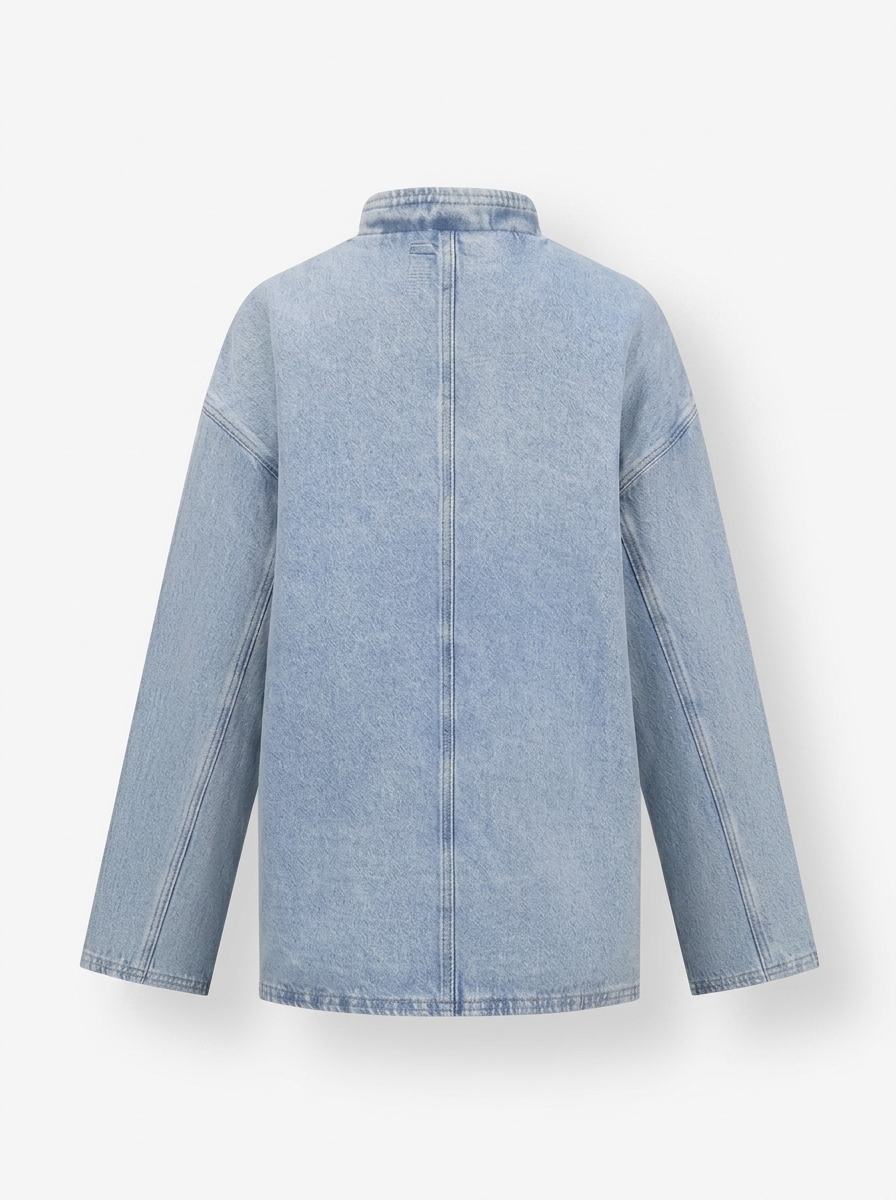 RELAXED EMBROIDERED DENIM JACKET