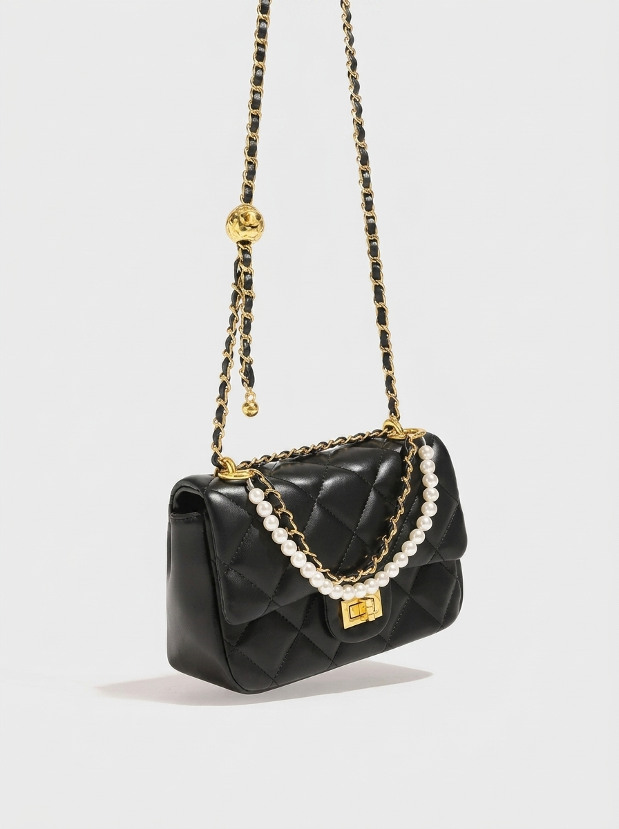 Bibi Pearl Chain Mini Bag — alternate angle