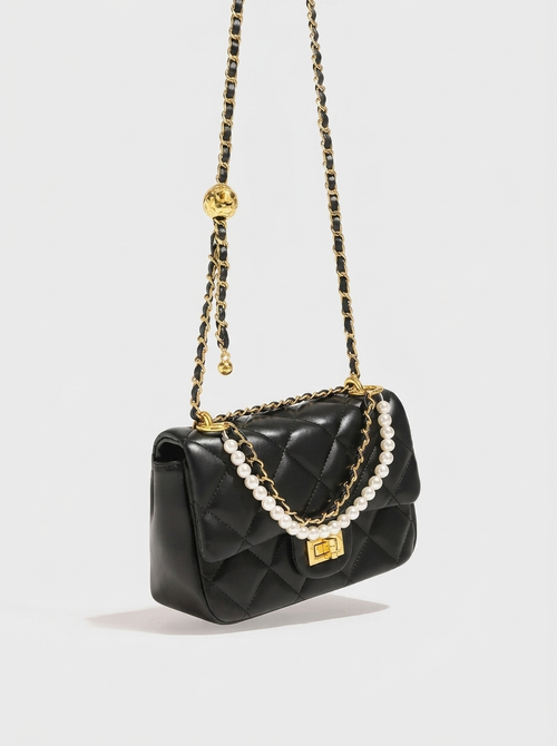 Bibi Pearl Chain Mini Bag — alternate angle