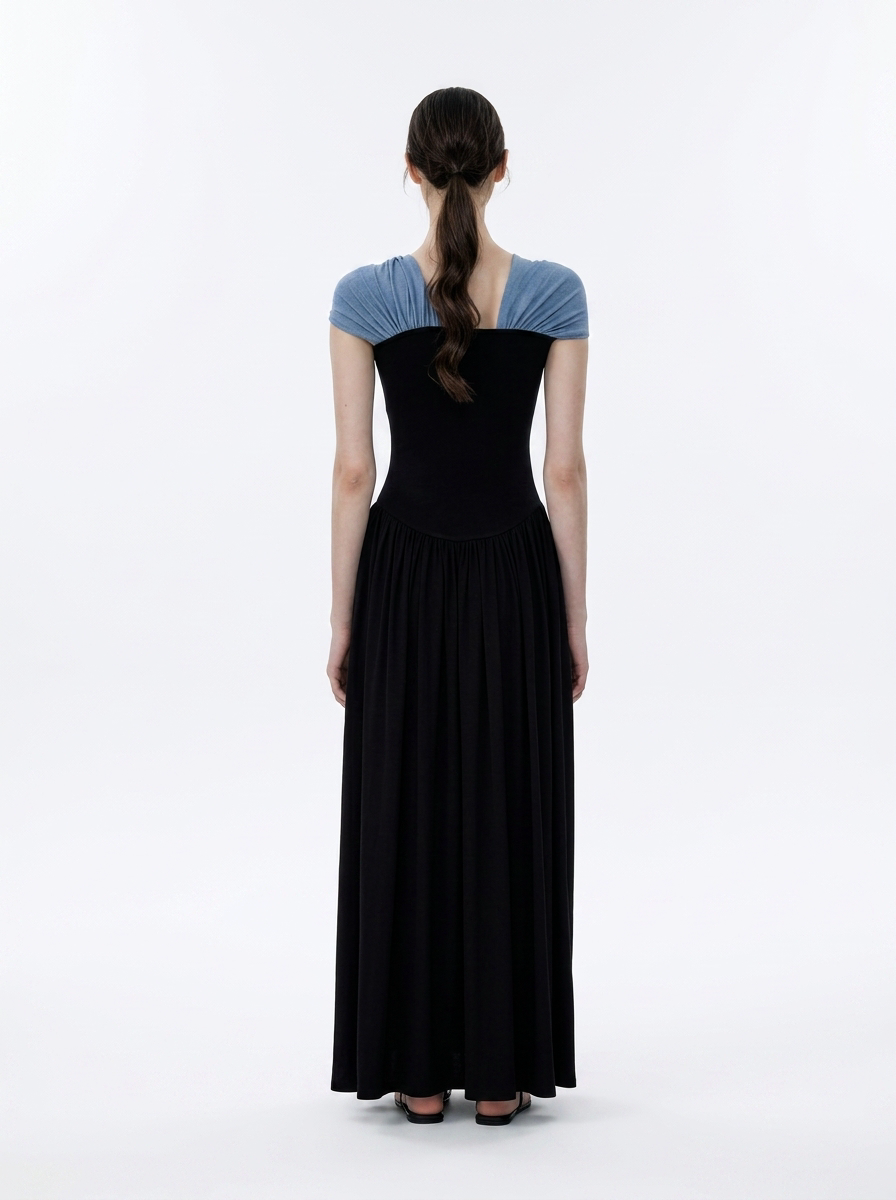 One-Shoulder Knit Bow Top